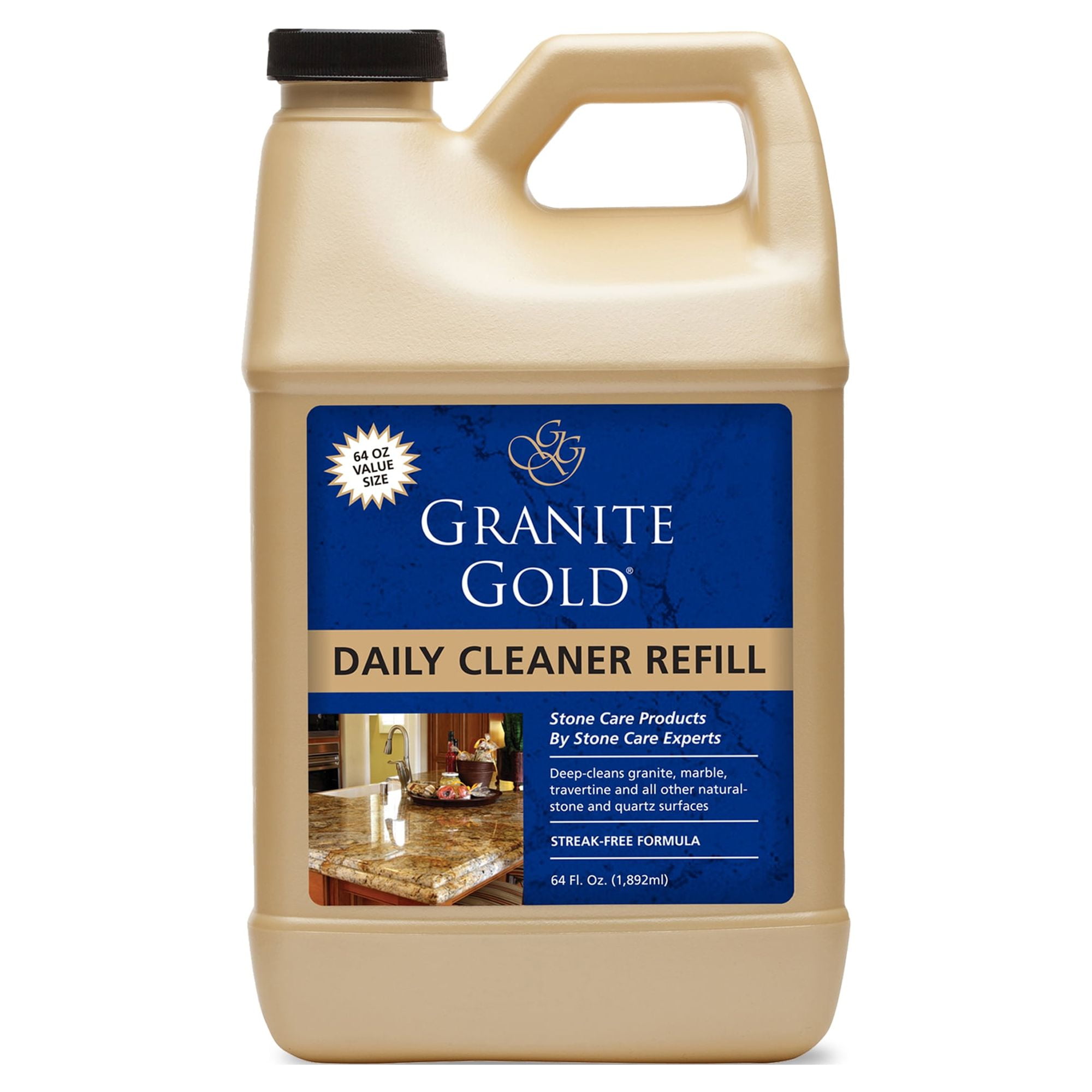 Granite Gold Daily Cleaner for Natural Stone and Quartz Surfaces (64 fl oz) alqup