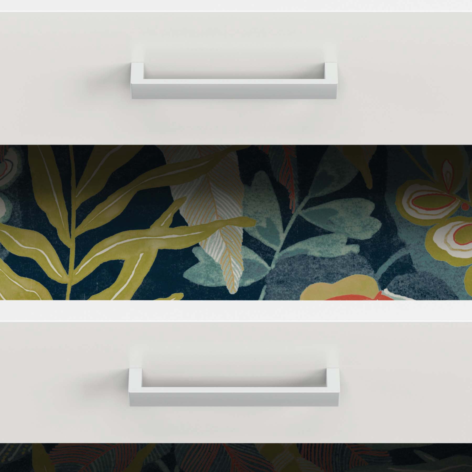 Roommates Studio Malena Floral Peel and Stick Wallpaper (Blue, 30.75 sq ft) zsz58