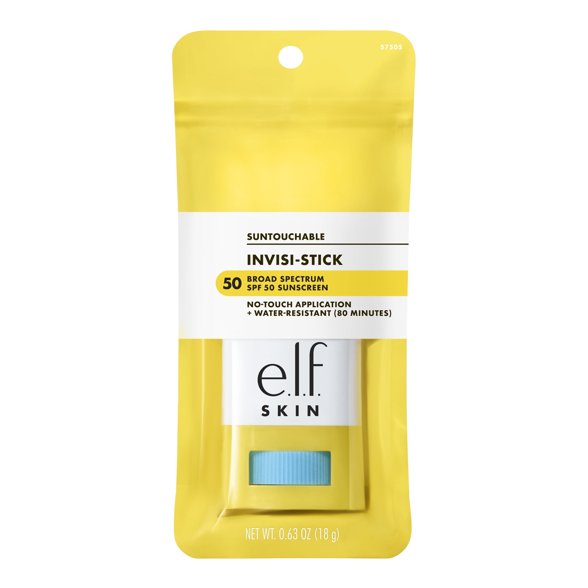 e.l.f. Cosmetics Suntouchable Invisi-Stick SPF 50 Broad Spectrum Sunscreen (Clear, 0.63 oz) qgkb4
