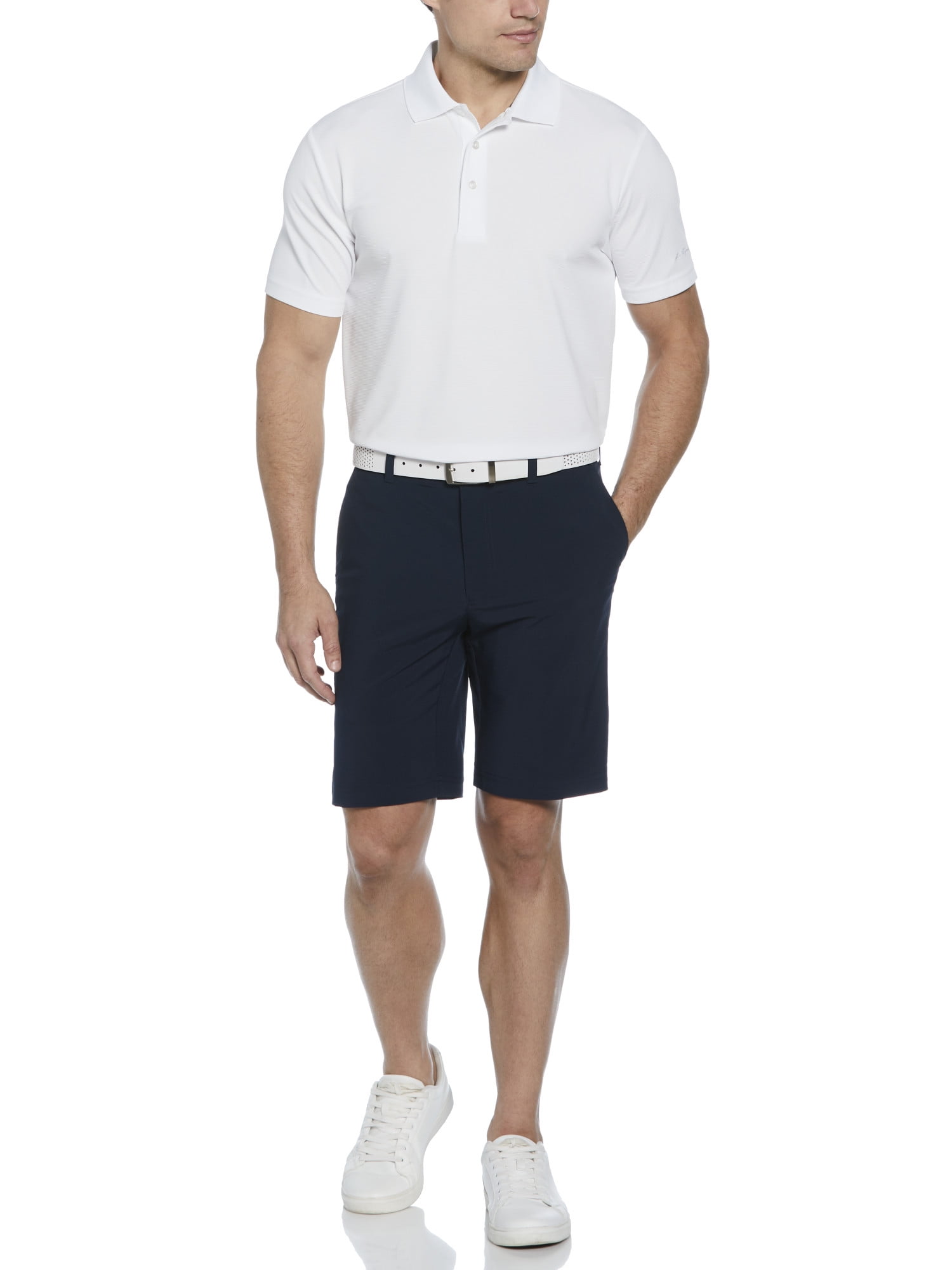 Ben Hogan Performance Men's Flat Front Active Flex Stretch Golf Shorts (Blue, 54 in) qoi0z