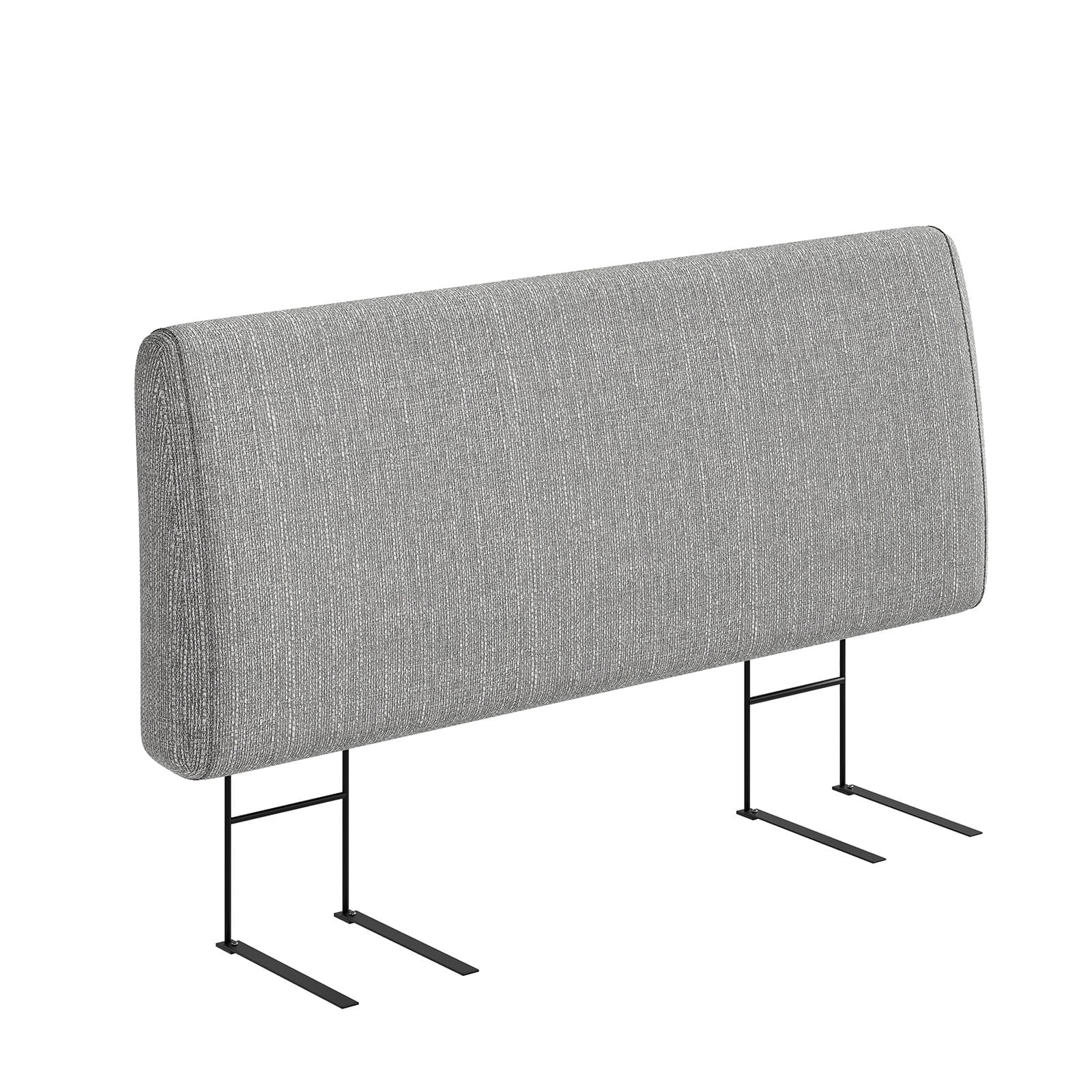 Pinmoco Upholstered Foam Headboard for Queen Bed, Ergonomic Adjustable Height Fabric Backrest (Gray, 60 in) tj48w
