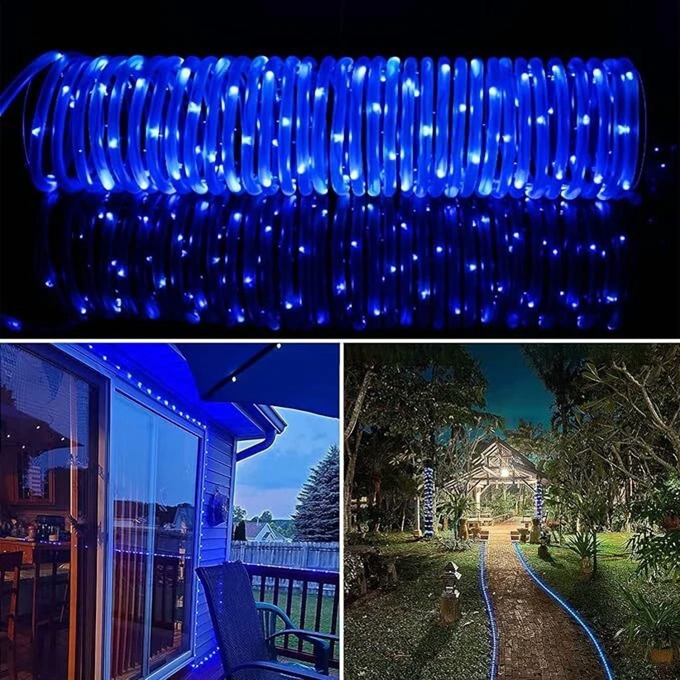 Purely Elizabeth Solar LED String Lights for Christmas Garden Decoration (Warm White, 33 ft) 7po77