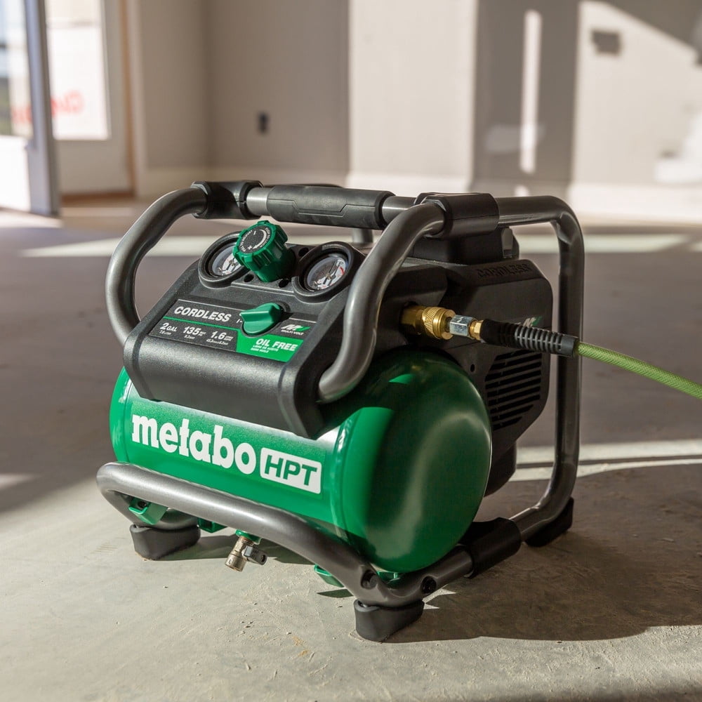 Metabo HPT MultiVolt 36V Cordless Air Compressor (2 Gallon, Green) x172v