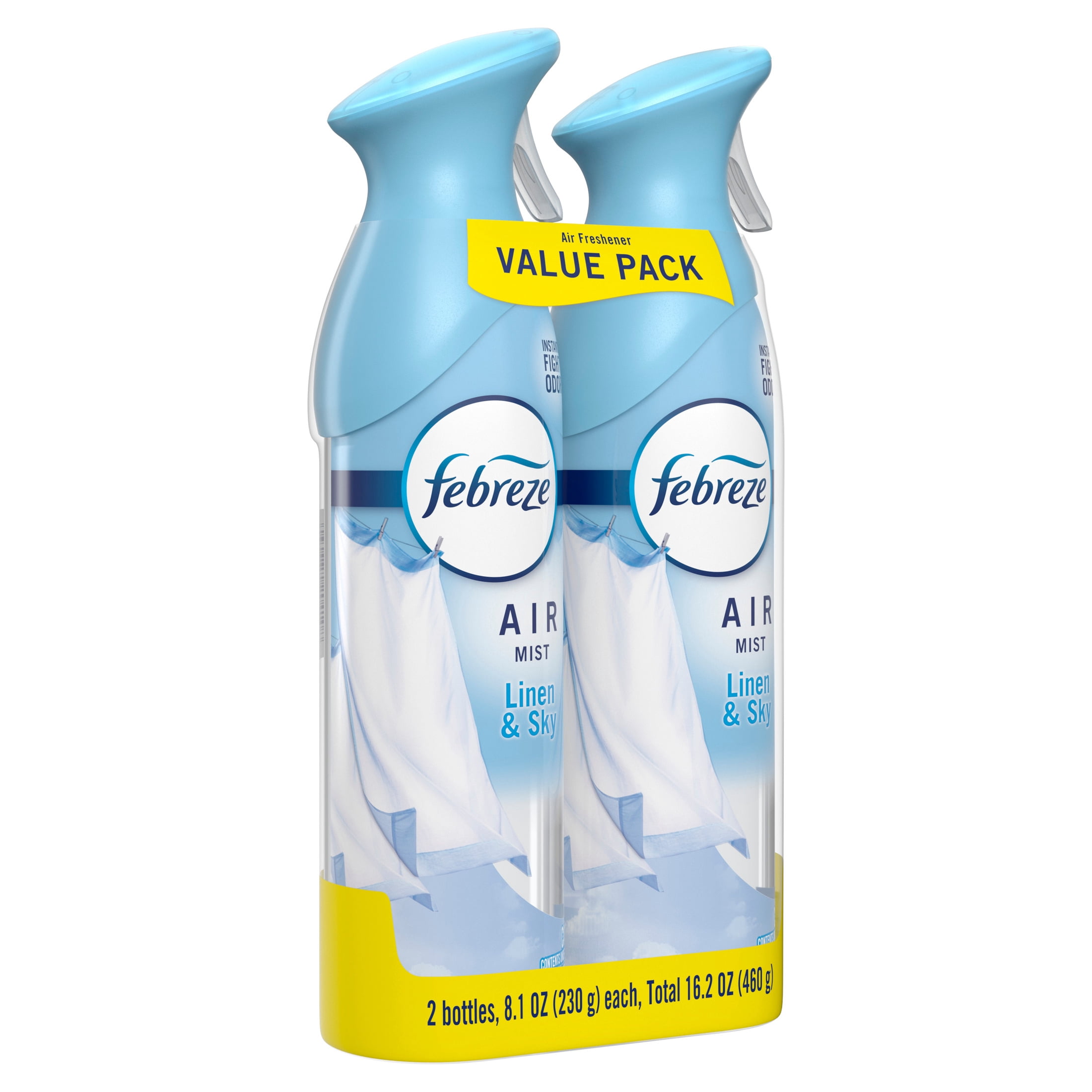 Febreze Air Mist Air Freshener Spray, Linen & Sky Scent (8.1 oz, 2 Count) dubji