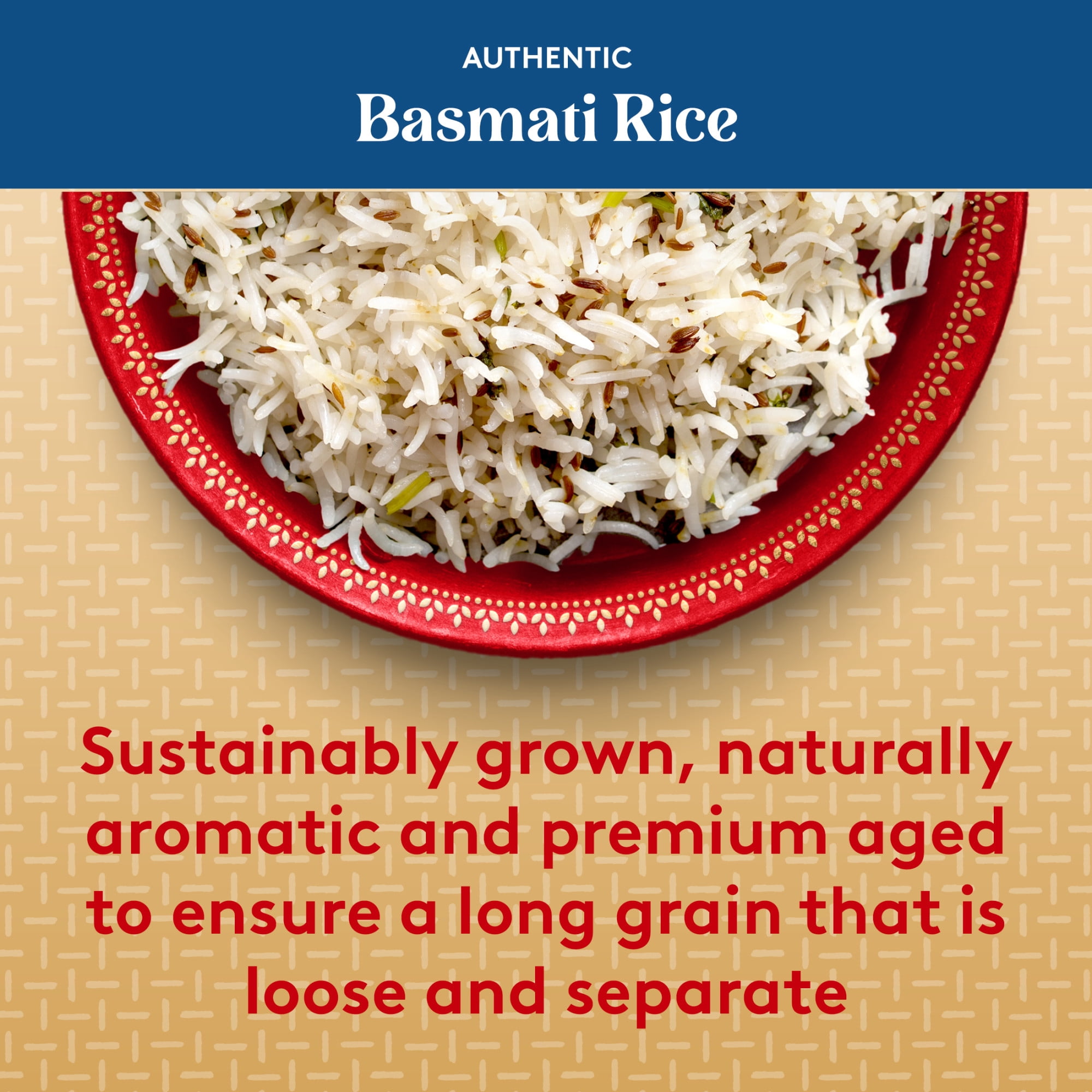 Royal Basmati Rice, Long-Grain Naturally Aged White Rice, Gluten-Free (White, 20 lb) 35wgg