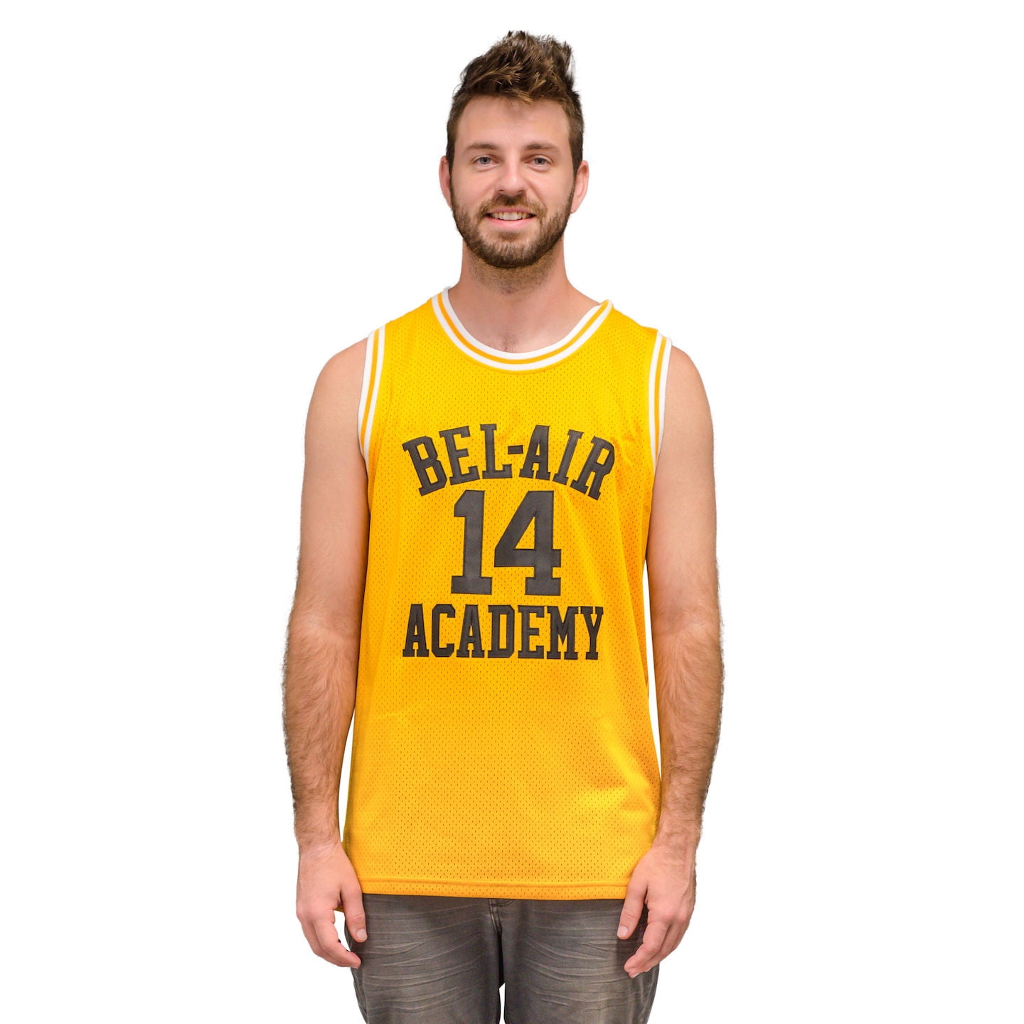 Costume Agent Fresh Prince of Bel Air Smith Basketball Jersey (Gold, Adult Standard) 8epsz