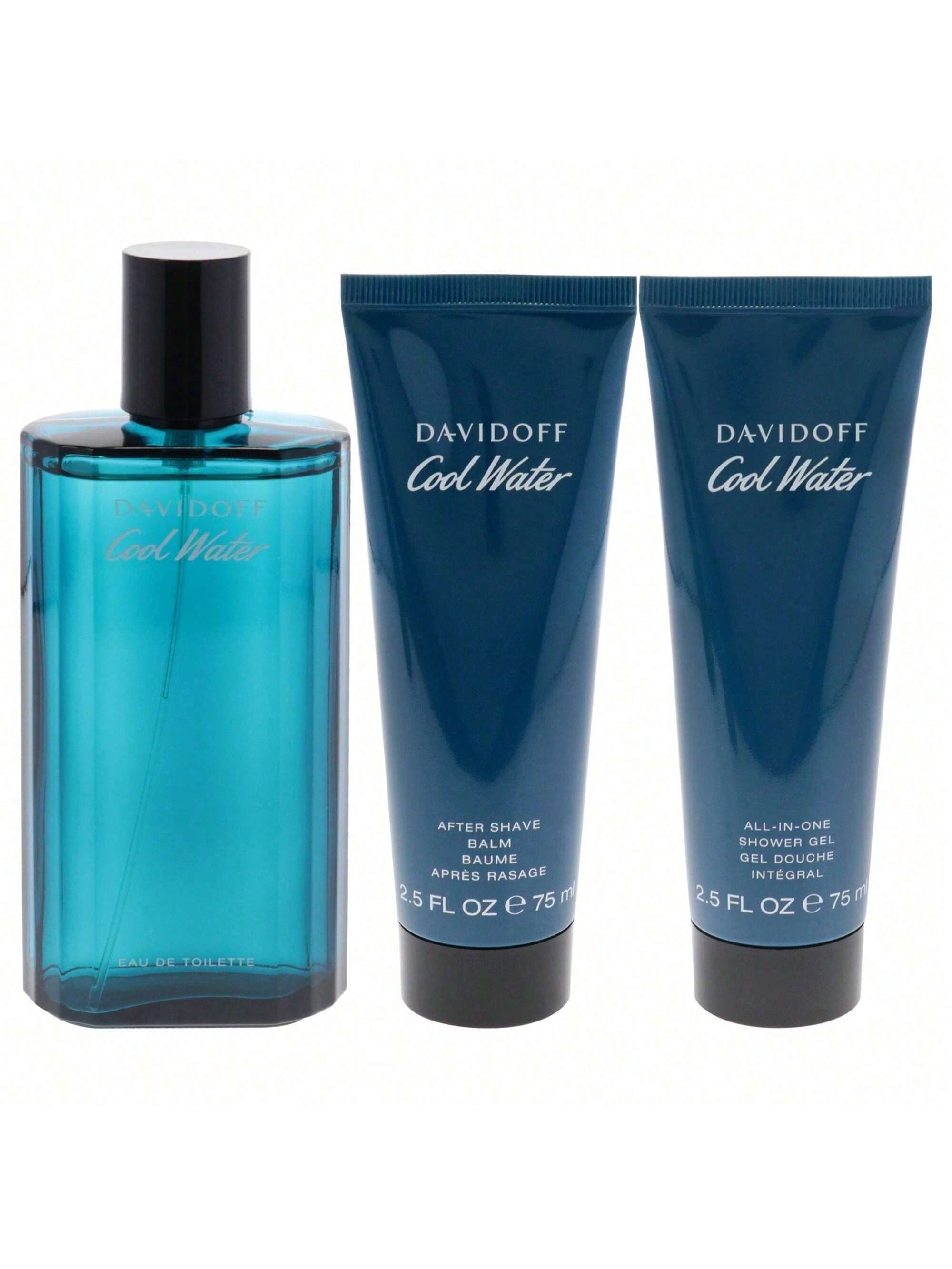Davidoff Cool Water Men's Fragrance Gift Set (3 Piece Set) 59jfr