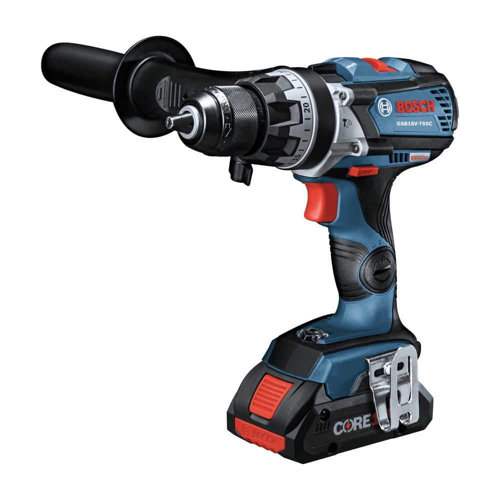 Bosch GXL18V-224B25-RT 18V Brushless Cordless Hammer Drill and 2-In-1 Impact Driver Combo Kit (Refurbished, 2 Batteries, 4 Ah) y1d6u