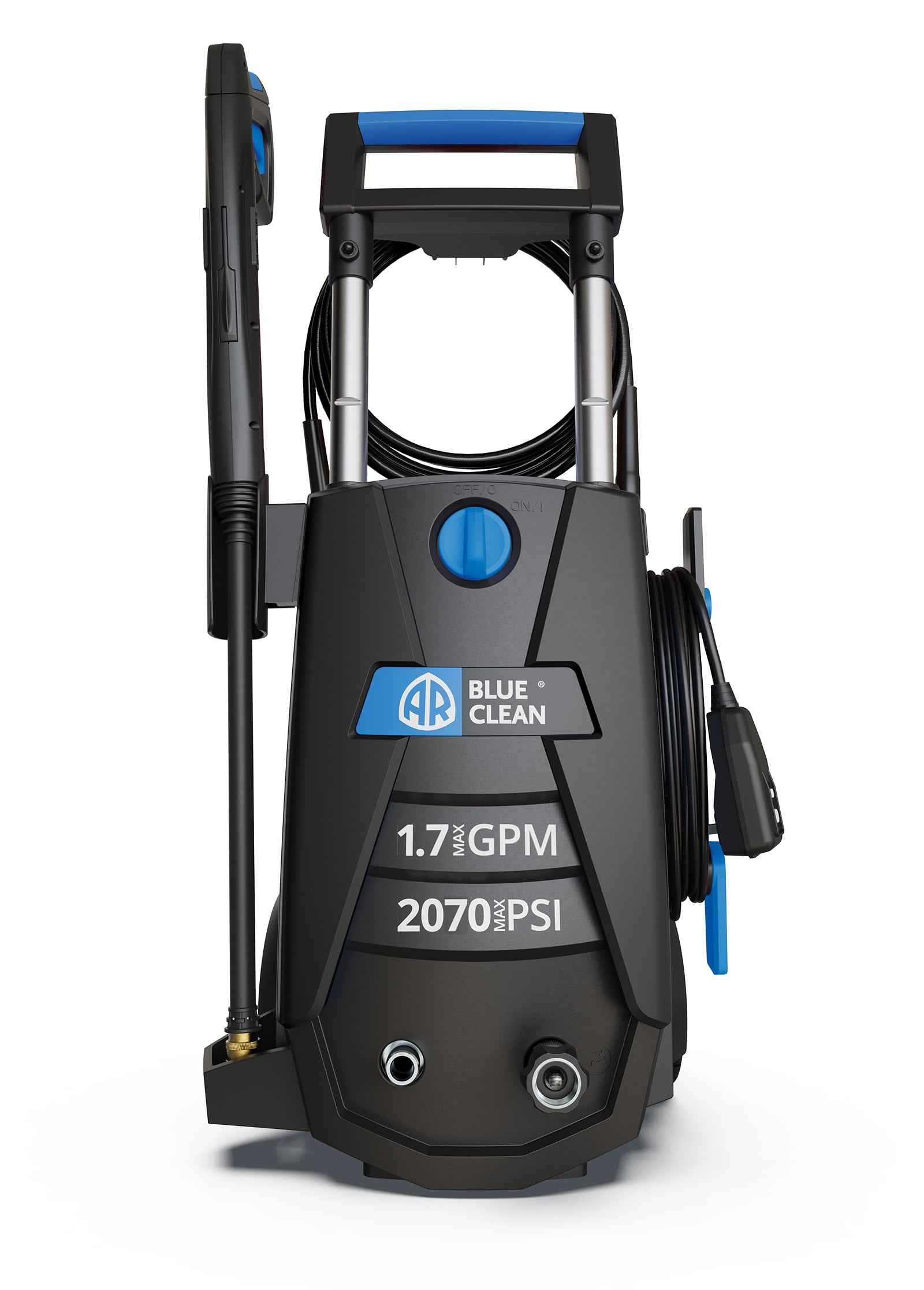 AR Blue Clean Electric Pressure Washer (2070 PSI, 1.7 GPM, 13 Amp, Blue, 20 ft Hose) t3vuj