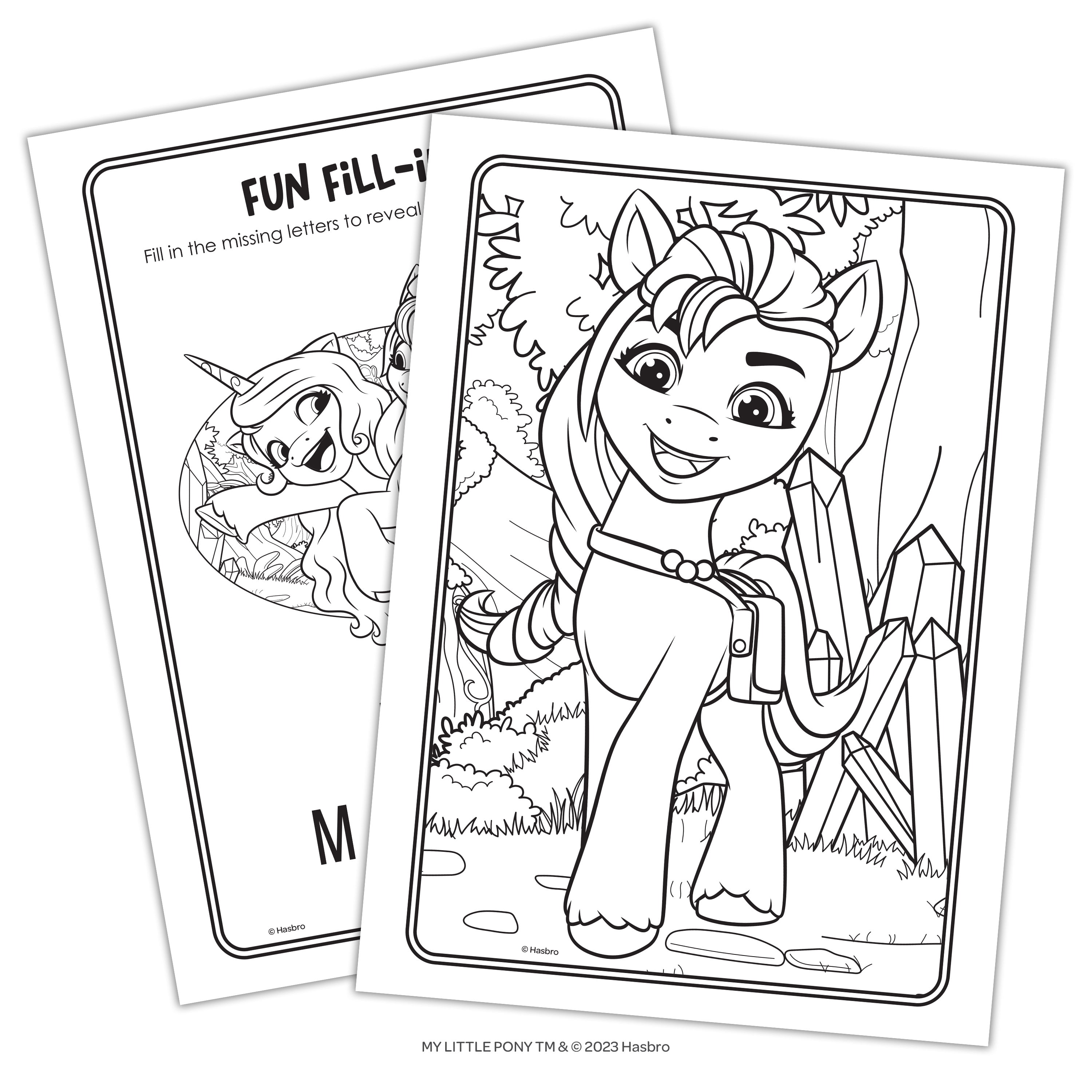 My Little Pony Jumbo Coloring and Activity Book (64 Pages, 10.75 in x 7.75 in) 5oxjh