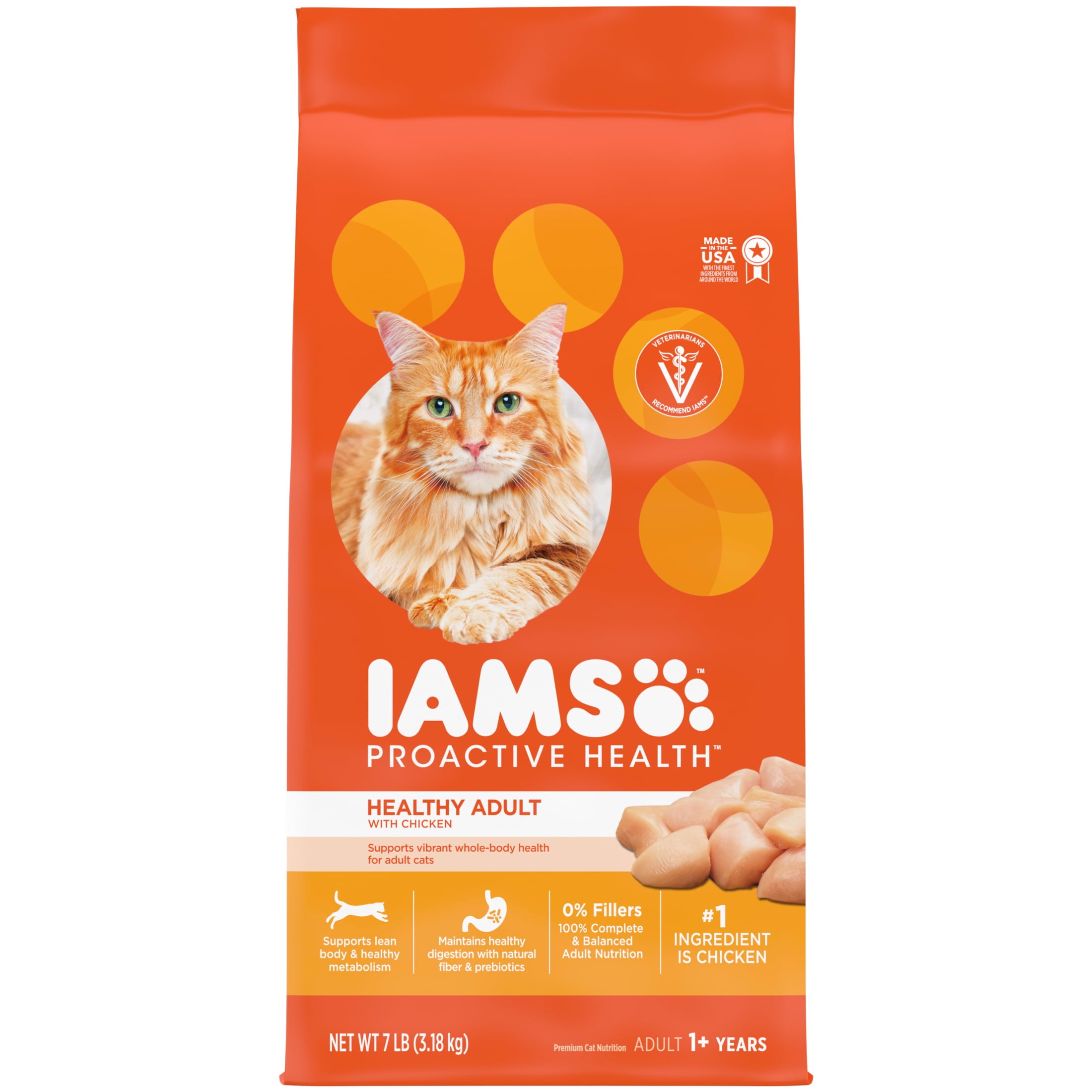 Iams Proactive Health Chicken Dry Cat Food (Chicken, 7 lb) mtw4h