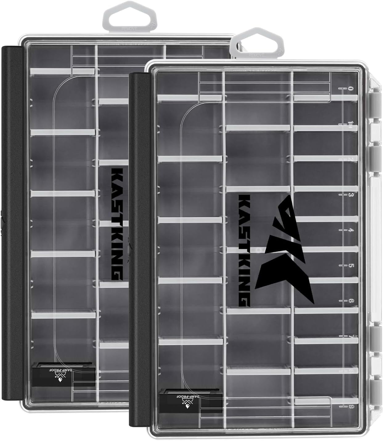 KastKing HyperSeal Waterproof Tackle Box (Black, 3700 Size) co3rt
