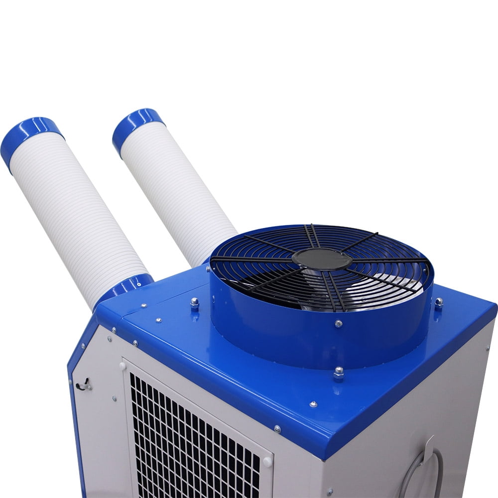 Techtongda Industrial Portable Air Conditioner Spot Cooler with Intelligent Control (Blue, 220V) defua