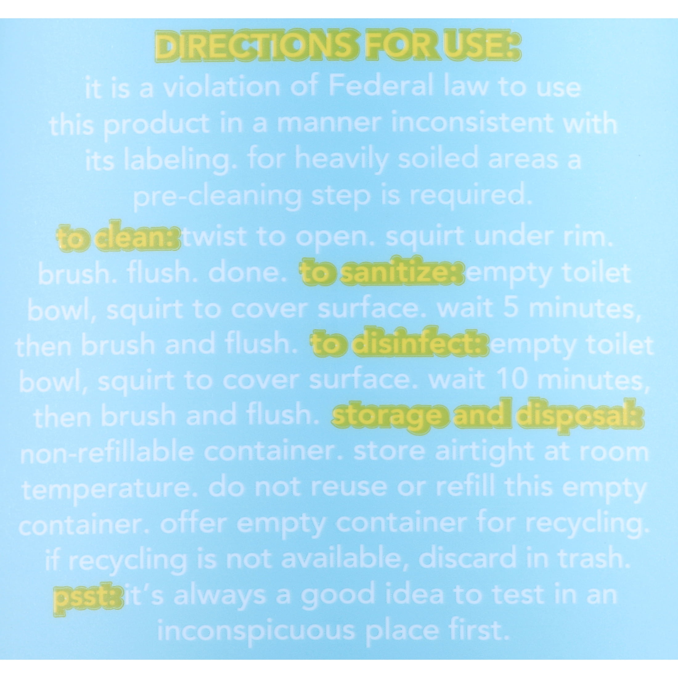 Method Antibacterial Toilet Bowl Cleaner, Spearmint Scent, Heavy-Duty Grime Removal (2 Pack, 24 fl oz) cwm7a