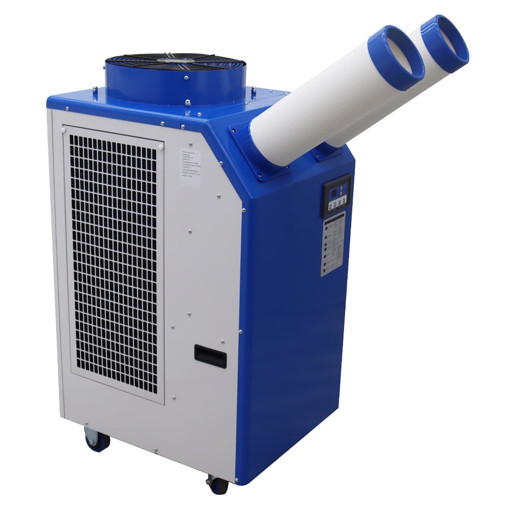 Techtongda Industrial Portable Air Conditioner Spot Cooler with Intelligent Control (Blue, 220V) defua
