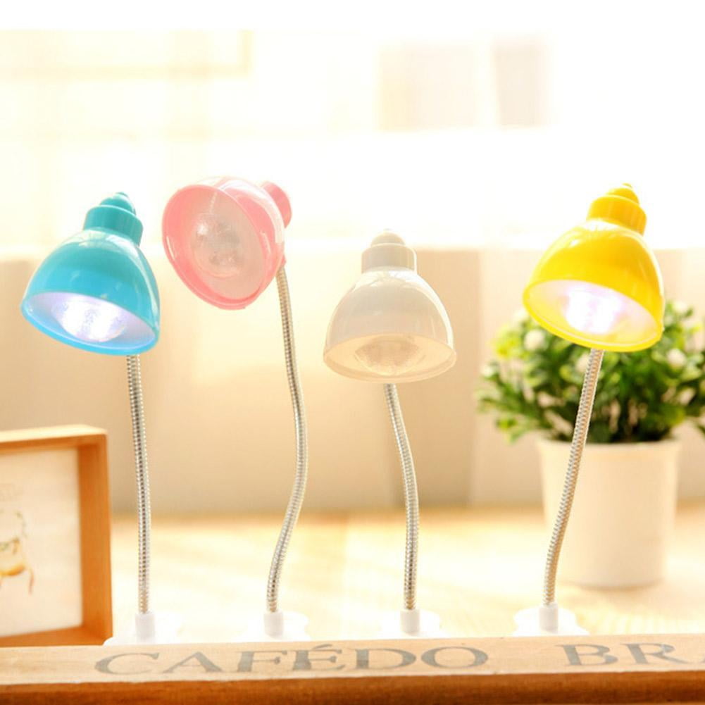 PiLoLiving LED Clip-on Desk Lamp Flexible Eye-Protection Reading Light (White, 12 in) 4udvk