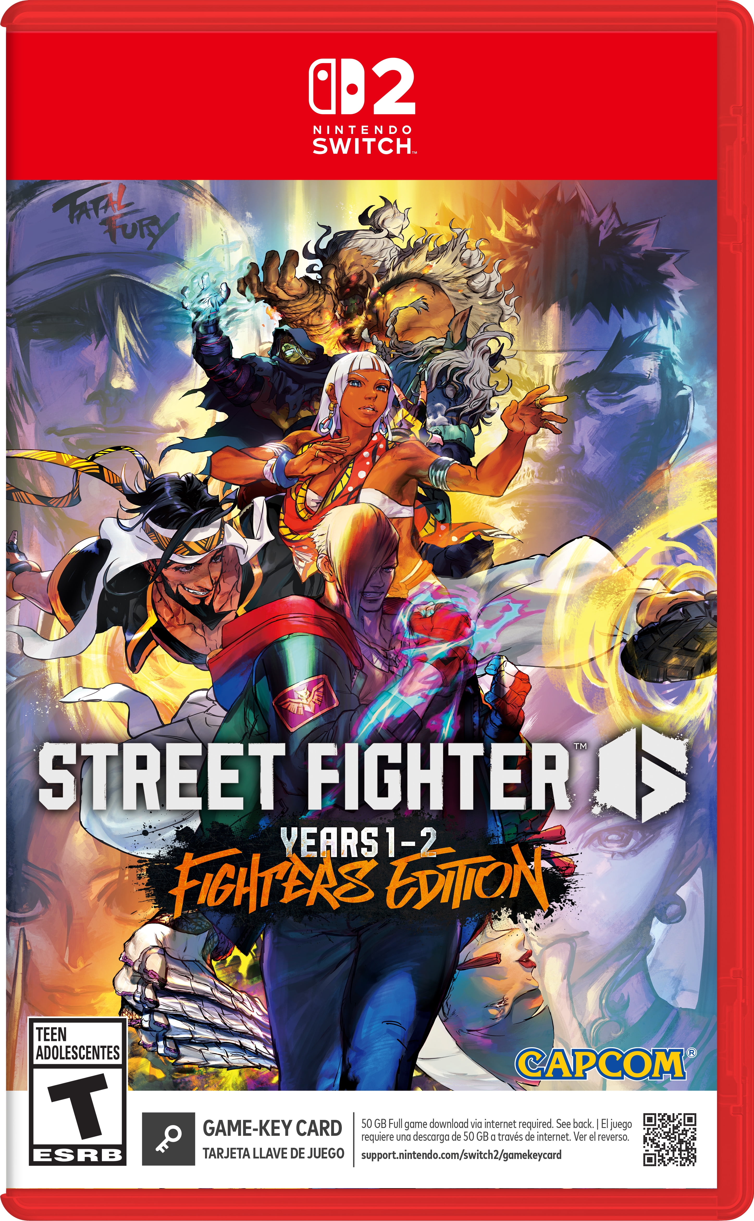 Nintendo Street Fighter 6 Year 1-2 Fighters Edition (Nintendo Switch 2, 1 Pack) 8bfvy