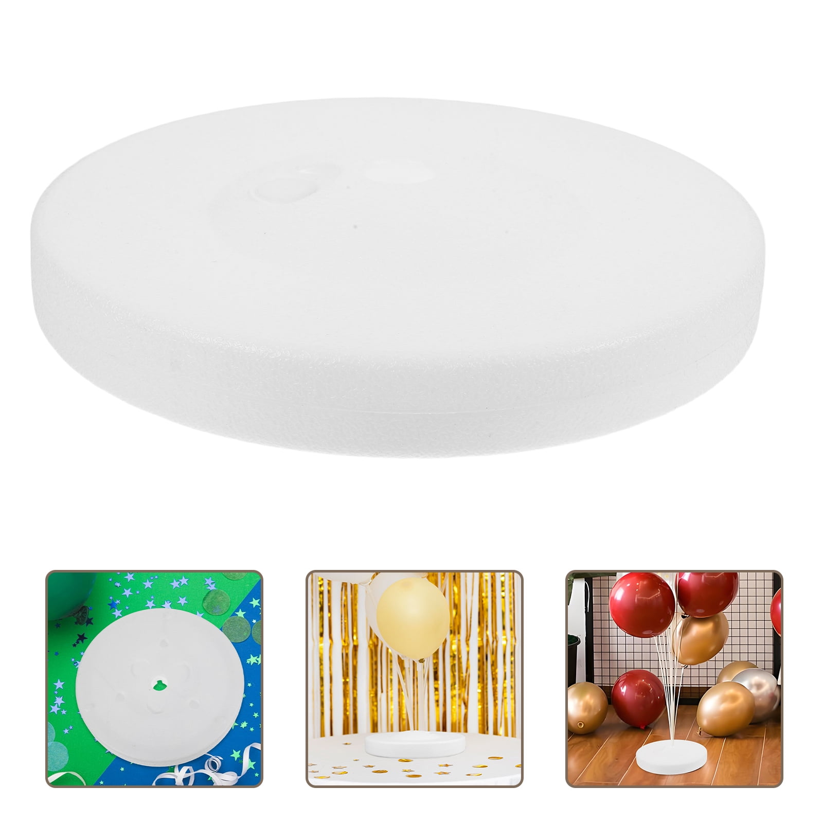 Mipcase Balloon Arch Stand Base (White, 2-Pack) 7usvh