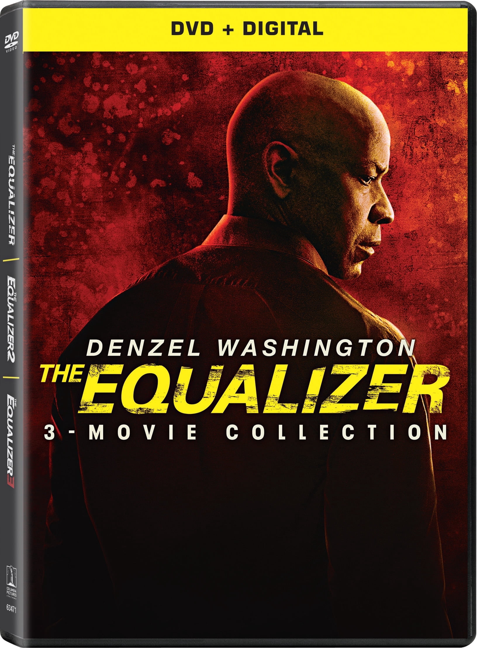 Sony The Equalizer 1-3 Movie Collection (3 Discs, DVD + Digital Copy) mvroq