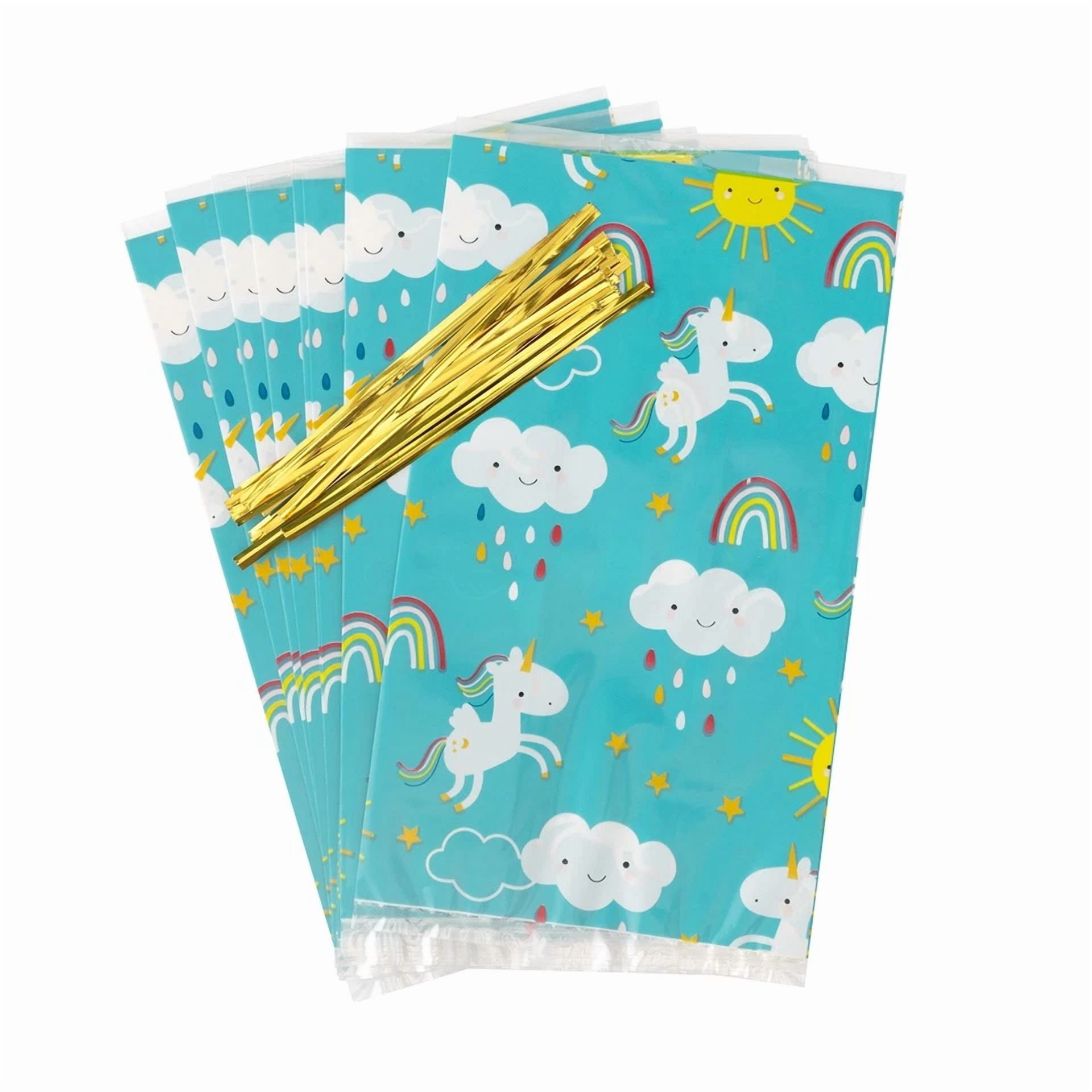 VAULT Unicorn Sweetshop Treat Bags for Party Favors (10 Pack) fxrch