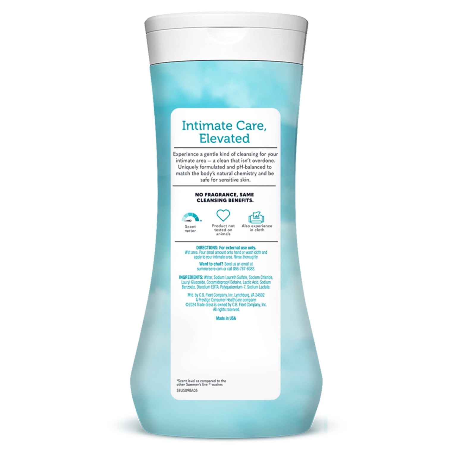 Summer's Eve Fragrance Free Daily Feminine Cleansing Wash (Sensitive Skin, 15 oz) h8i96