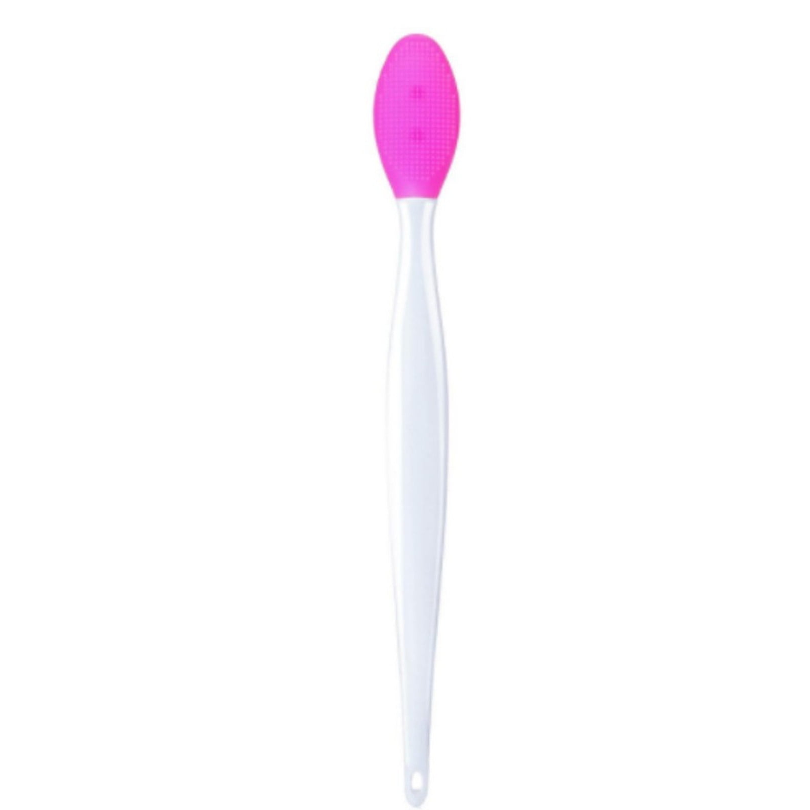 LINMOUA Silicone Nose Scrub Brush Exfoliator Tool for Pore Cleansing and Blackhead Removal (Pink, 1 Pack) sg9b6