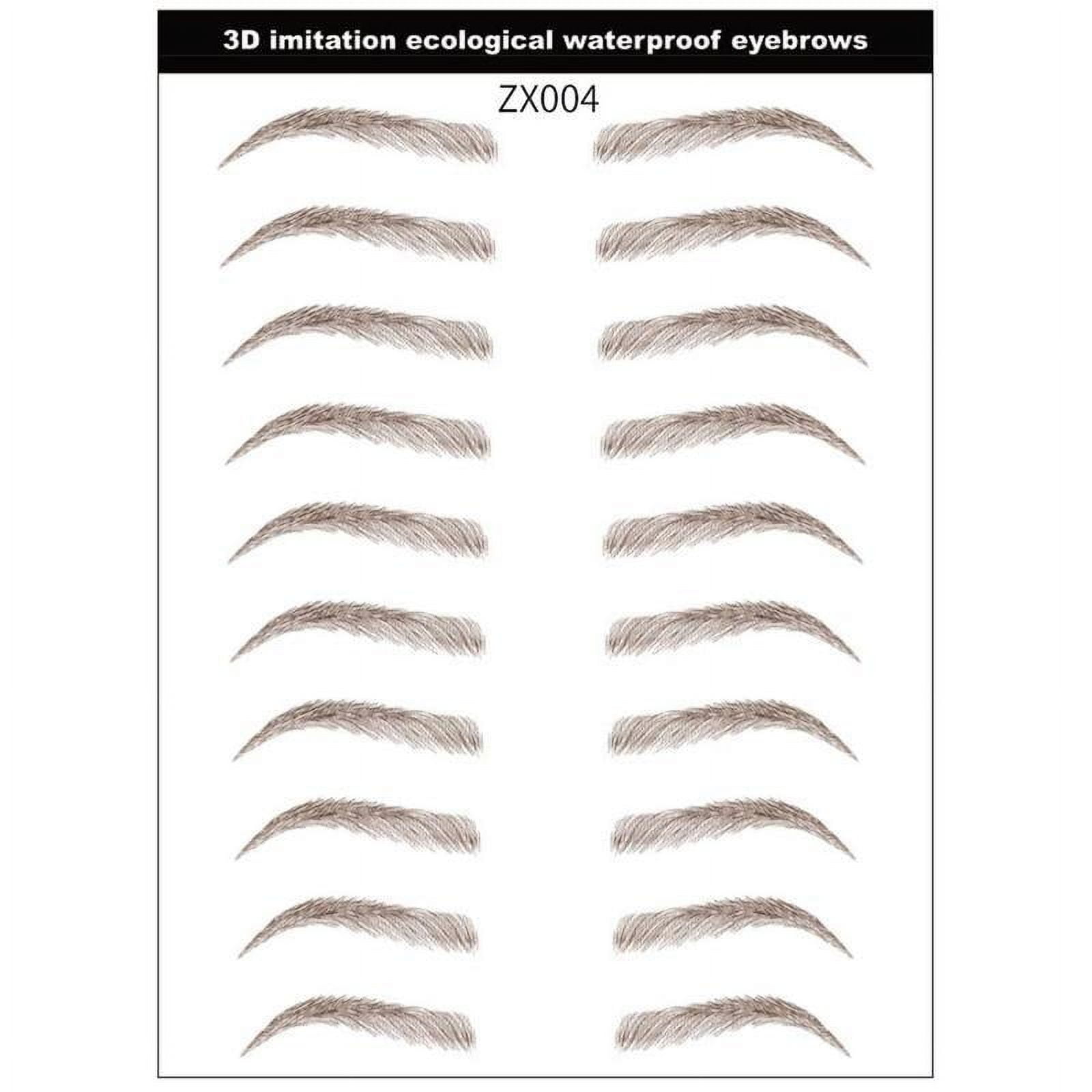 FlexAura Eyebrow Stencils and Shaping Stickers (10 Pairs) pi5cz