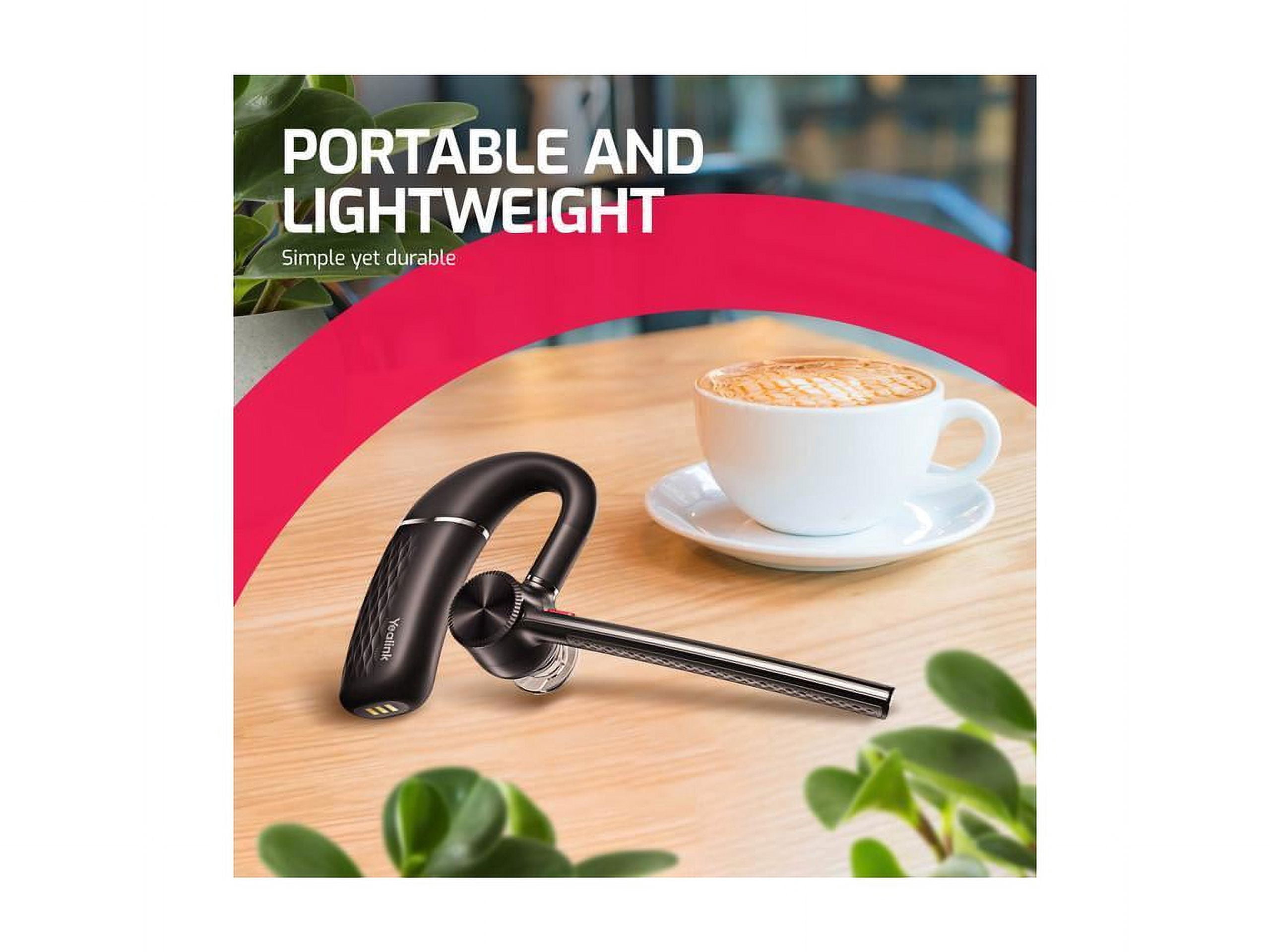 Yealink BH71 Workstation Teams Wireless Bluetooth Mono Headset (Black, 1 Unit) 46o7j