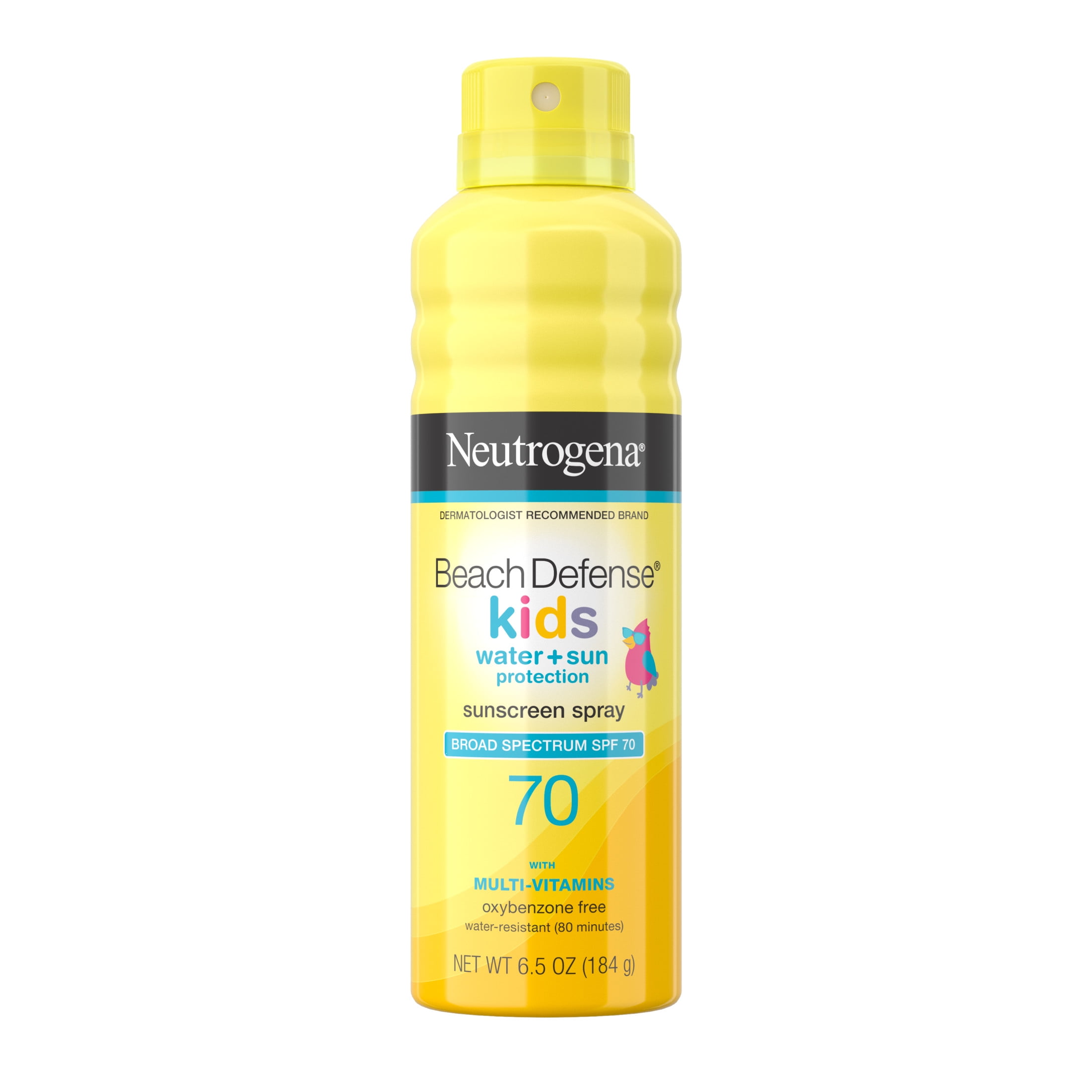 Neutrogena Beach Defense Kids Sunscreen Spray SPF 70 Broad Spectrum UVA/UVB Protection (6.5 oz) jhxq8