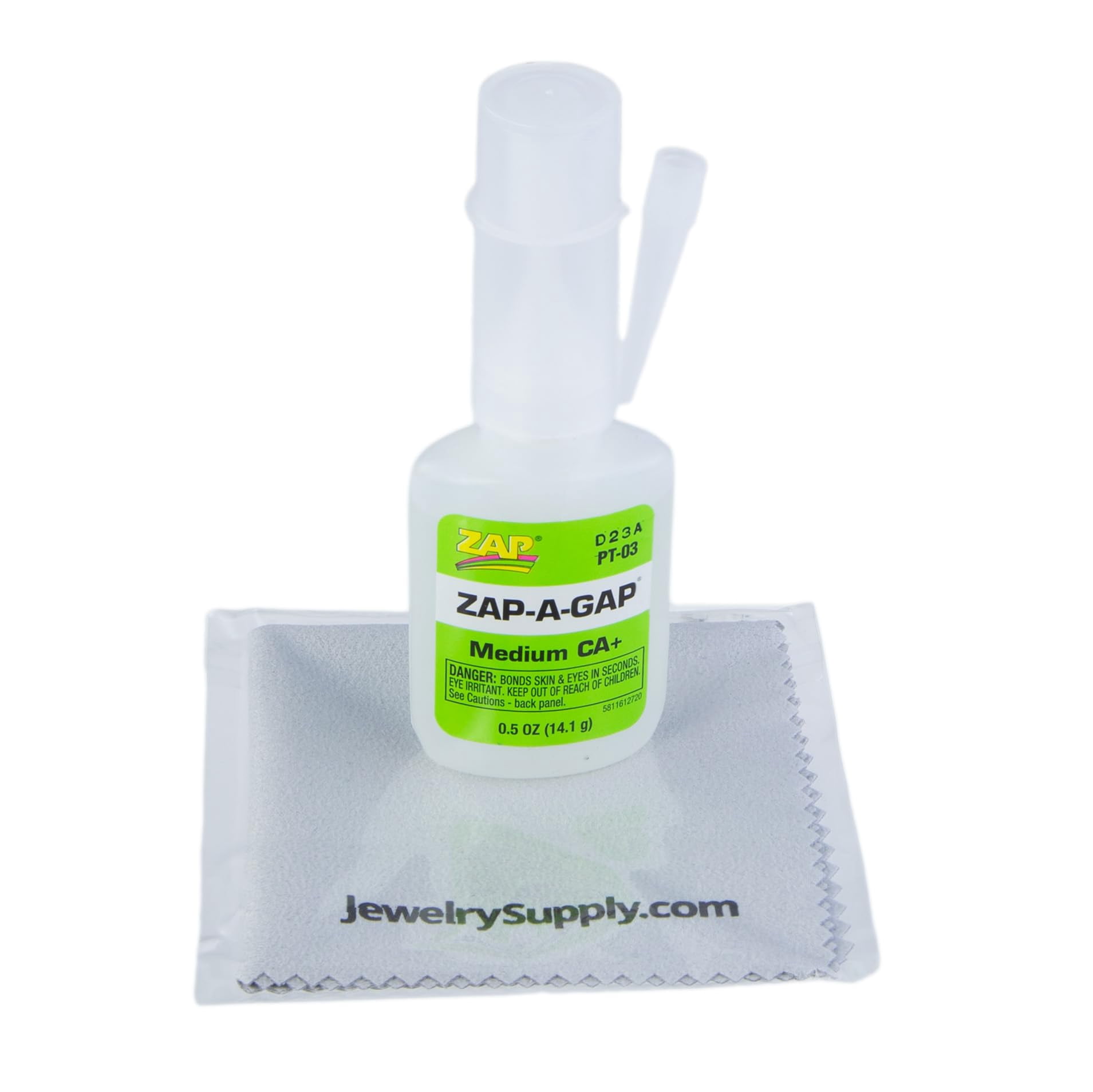 Zap-A-Gap CA Plus Adhesive Professional Strength Instant Glue (Clear, 0.5 oz) o94wj