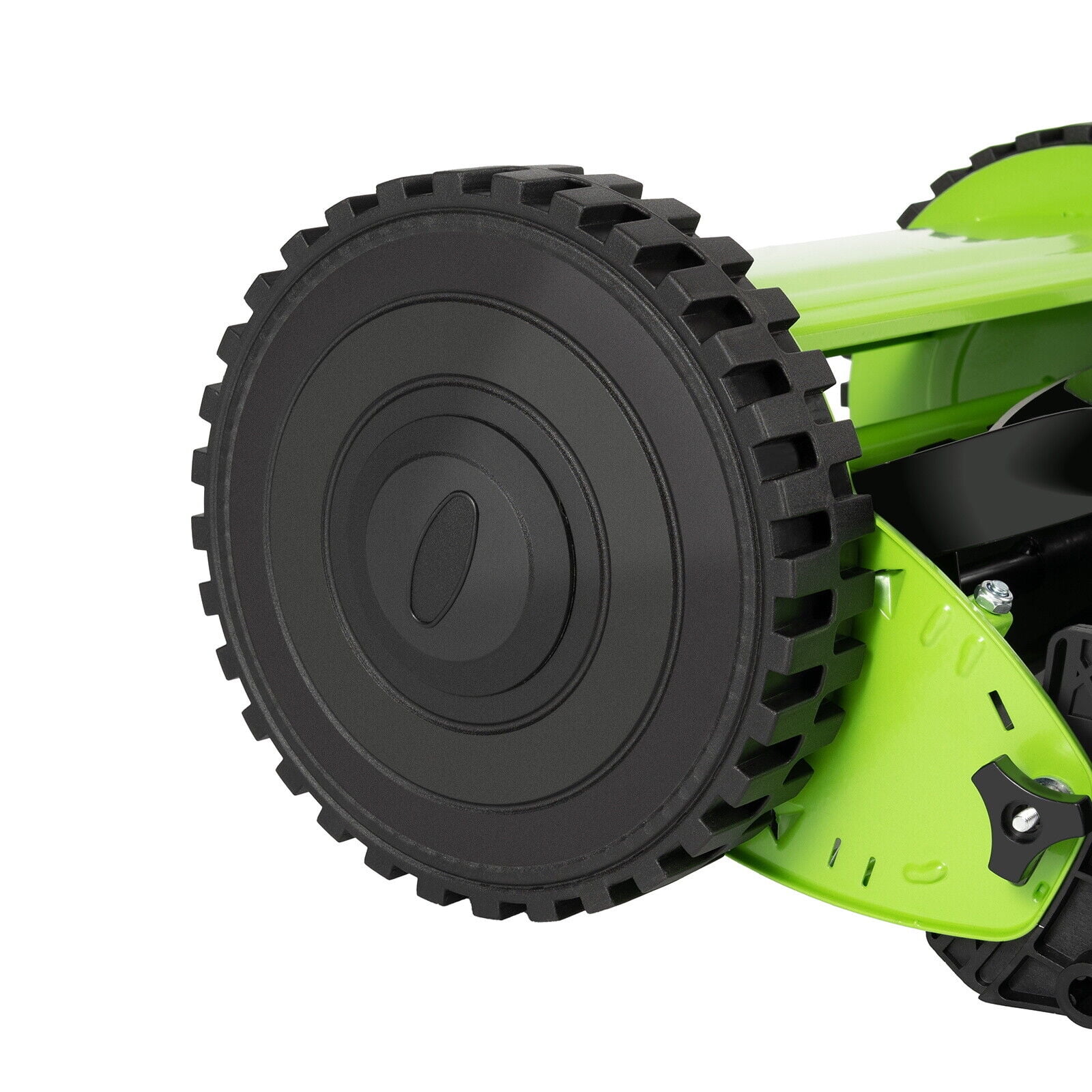 Generic Hand Push Reel Lawn Mower with Grass Catcher and Adjustable Cutting Height (Green, 12 in) alwo9