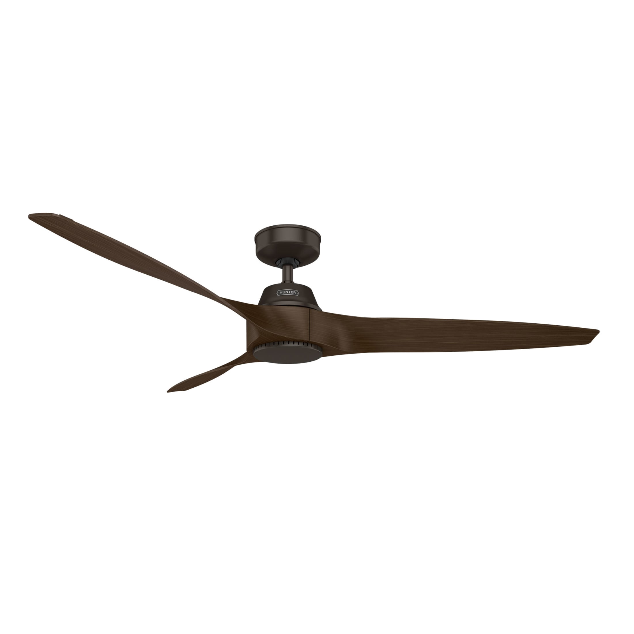Hunter Mosley Indoor/Outdoor Ceiling Fan with Wall Control (Premier Bronze, 60 in) 3yakt