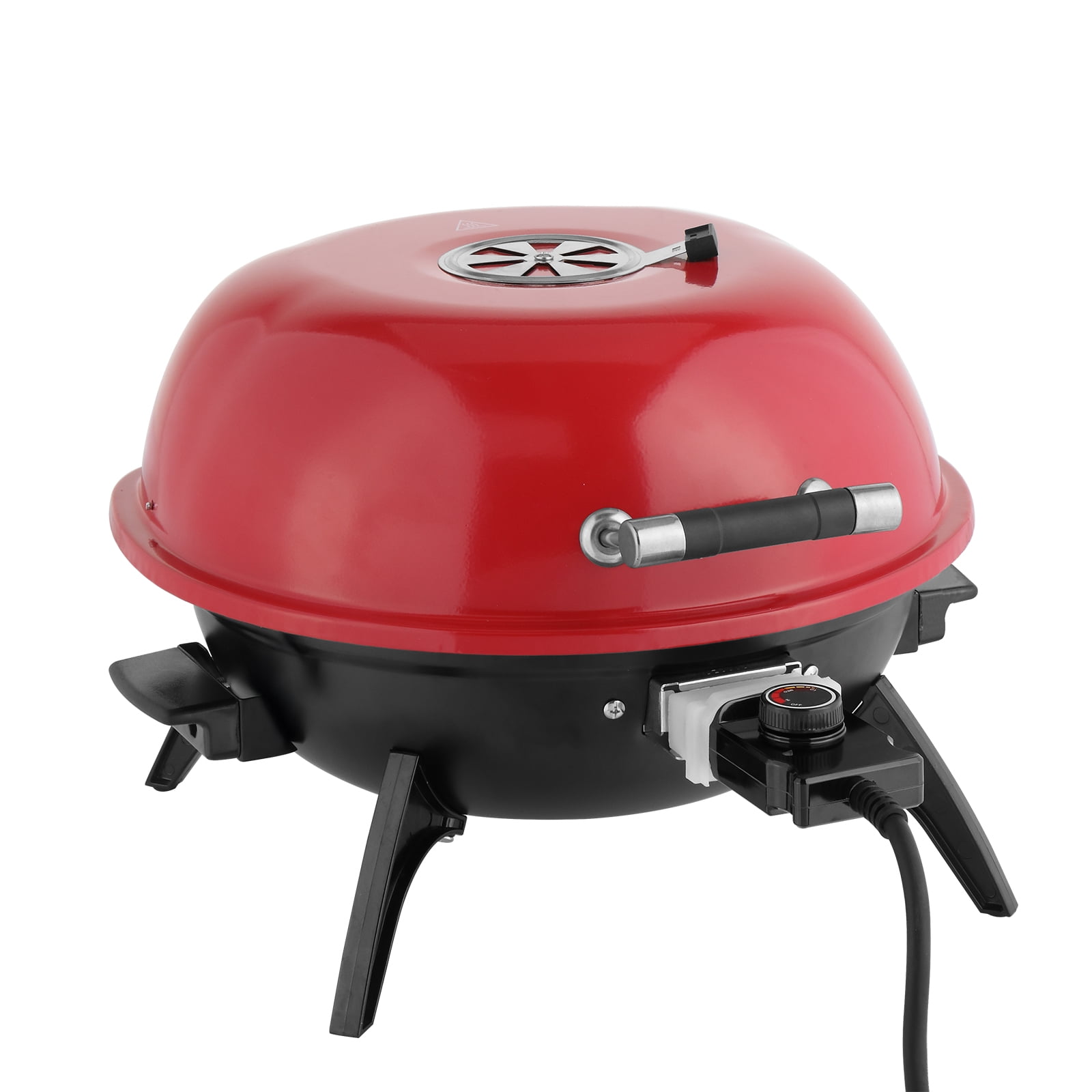 BAYUELSWU Electric BBQ Grill, Portable Tabletop Barbecue with Precise Temperature Control (Black, 1600W) s03jz