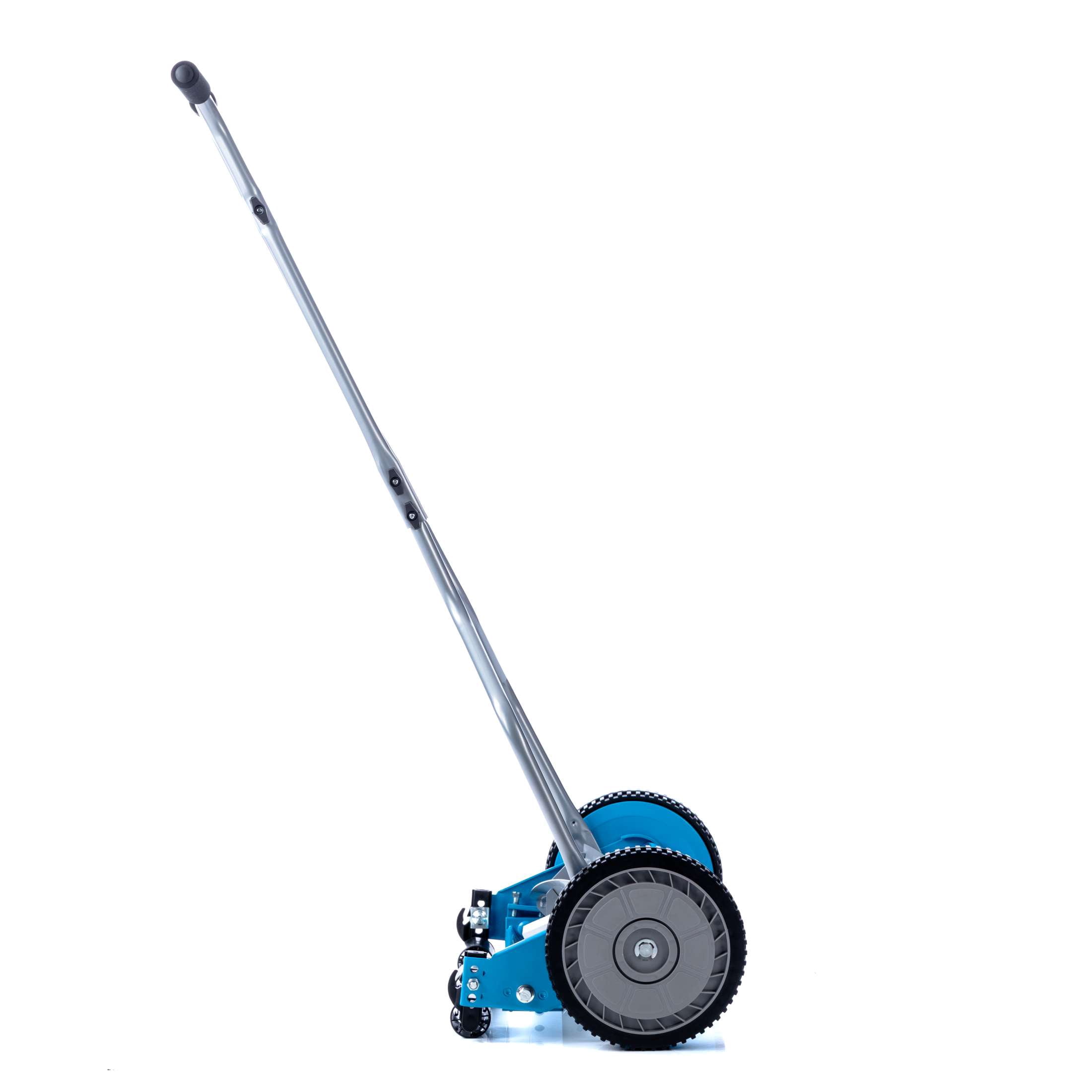 American Lawn Mower 14-Inch 4-Blade Push Reel Lawn Mower (Blue, 14 in) c3aox