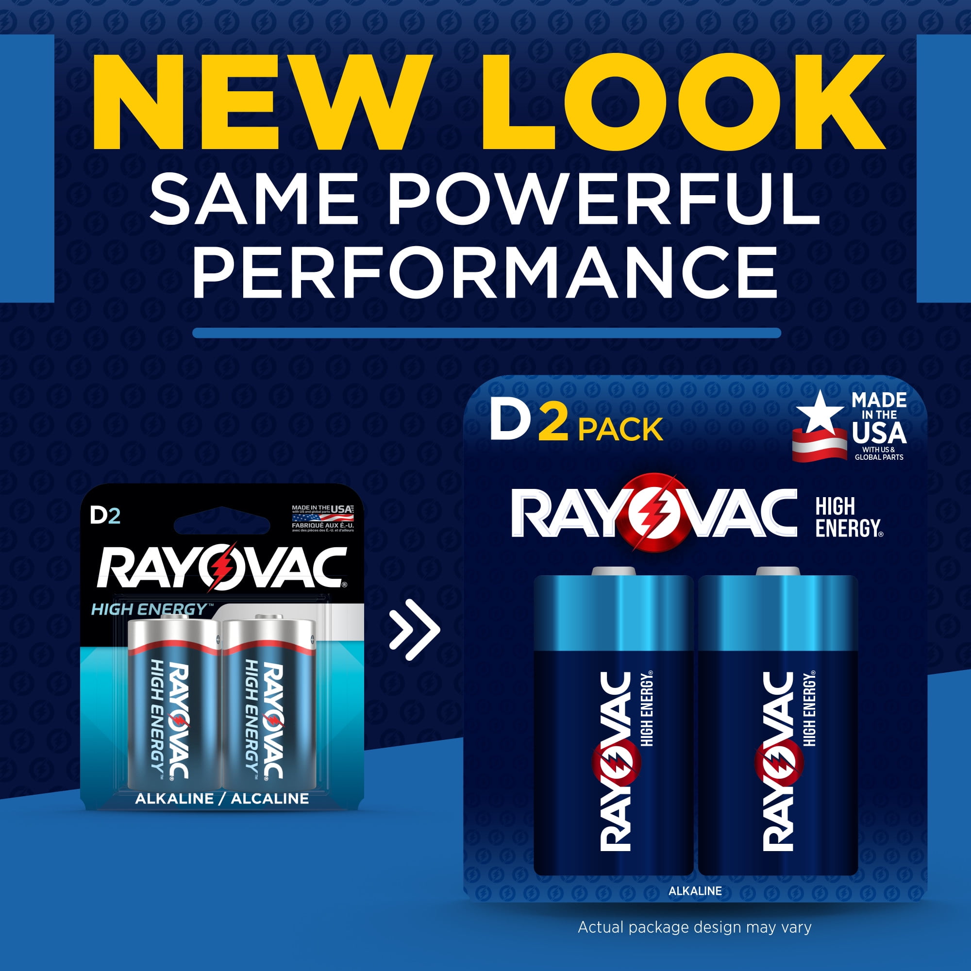 Rayovac High Energy D Alkaline Batteries (Long-Lasting Power, 12 Pack) amv8u