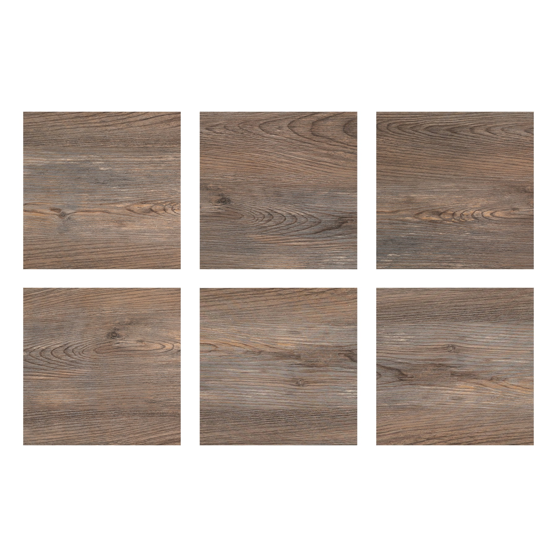 FloorPops Knotting Hill Peel & Stick Floor Tiles (Brown, 10 sq ft) z549g
