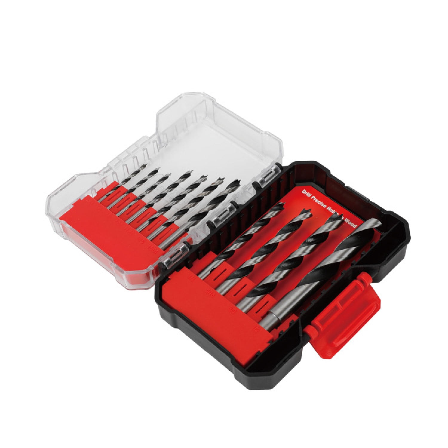 Hyper Tough Brad Point Drill Bit Set (11-Piece, 7/64 in to 1/2 in) sytdx