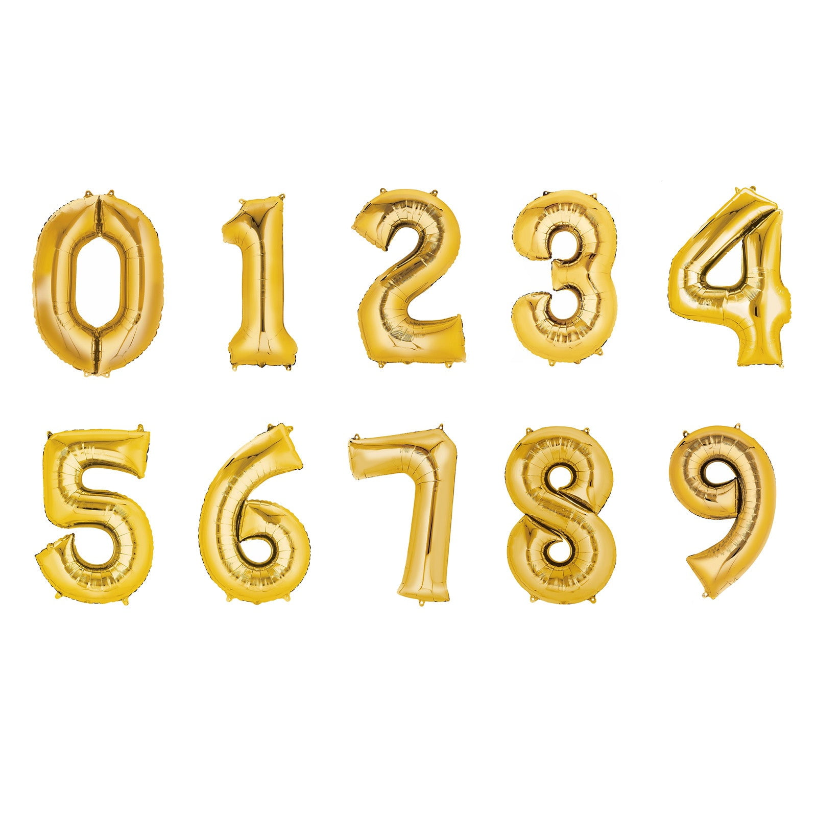 Efavormart 40 in Shiny Metallic Gold Mylar Foil Balloon for Party Decorations (Gold, 40 in) yefpt