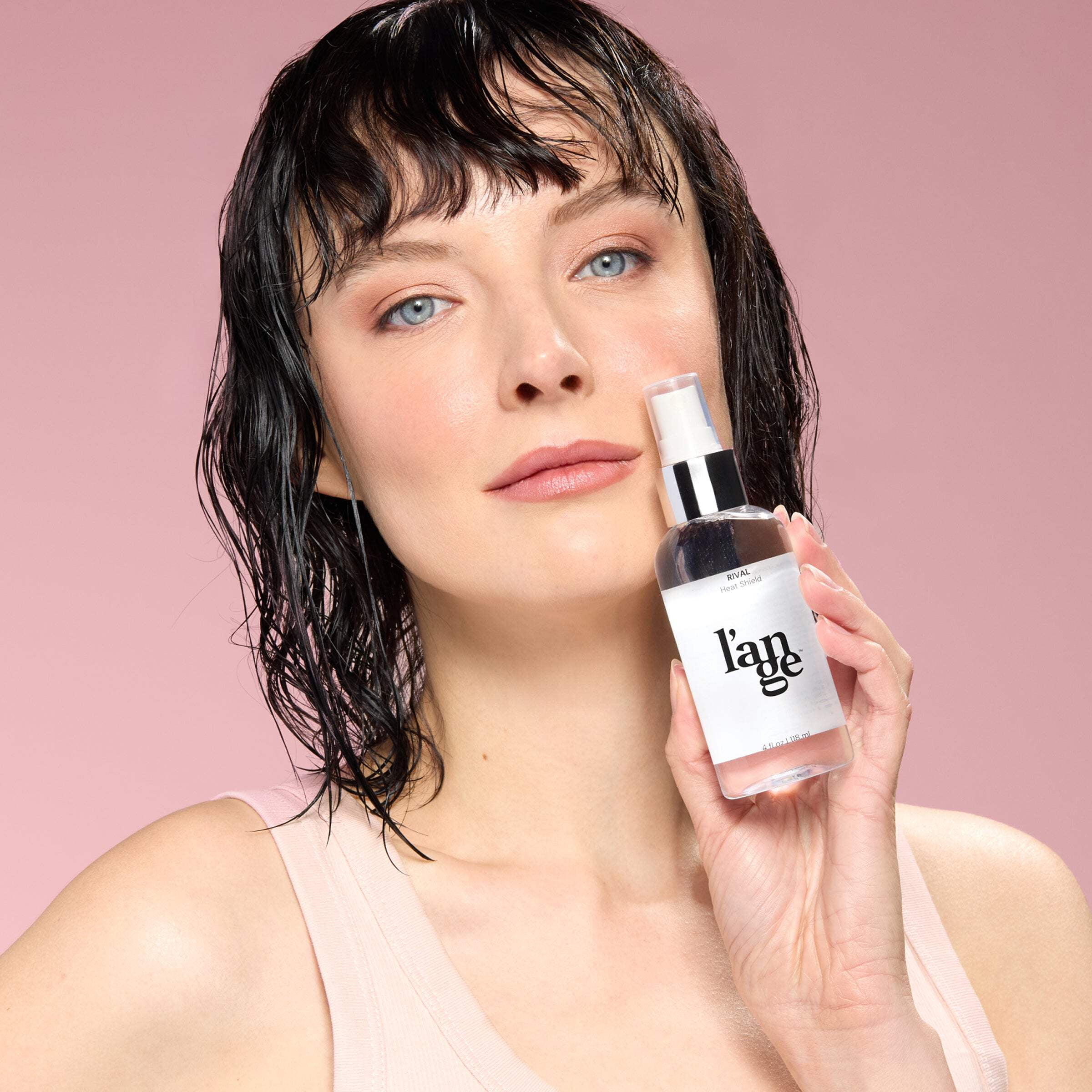 L'ange Hair Rival Heat Shield Spray, Thermal Protection & Anti-Frizz Styling Mist (4 fl oz) 0v0el