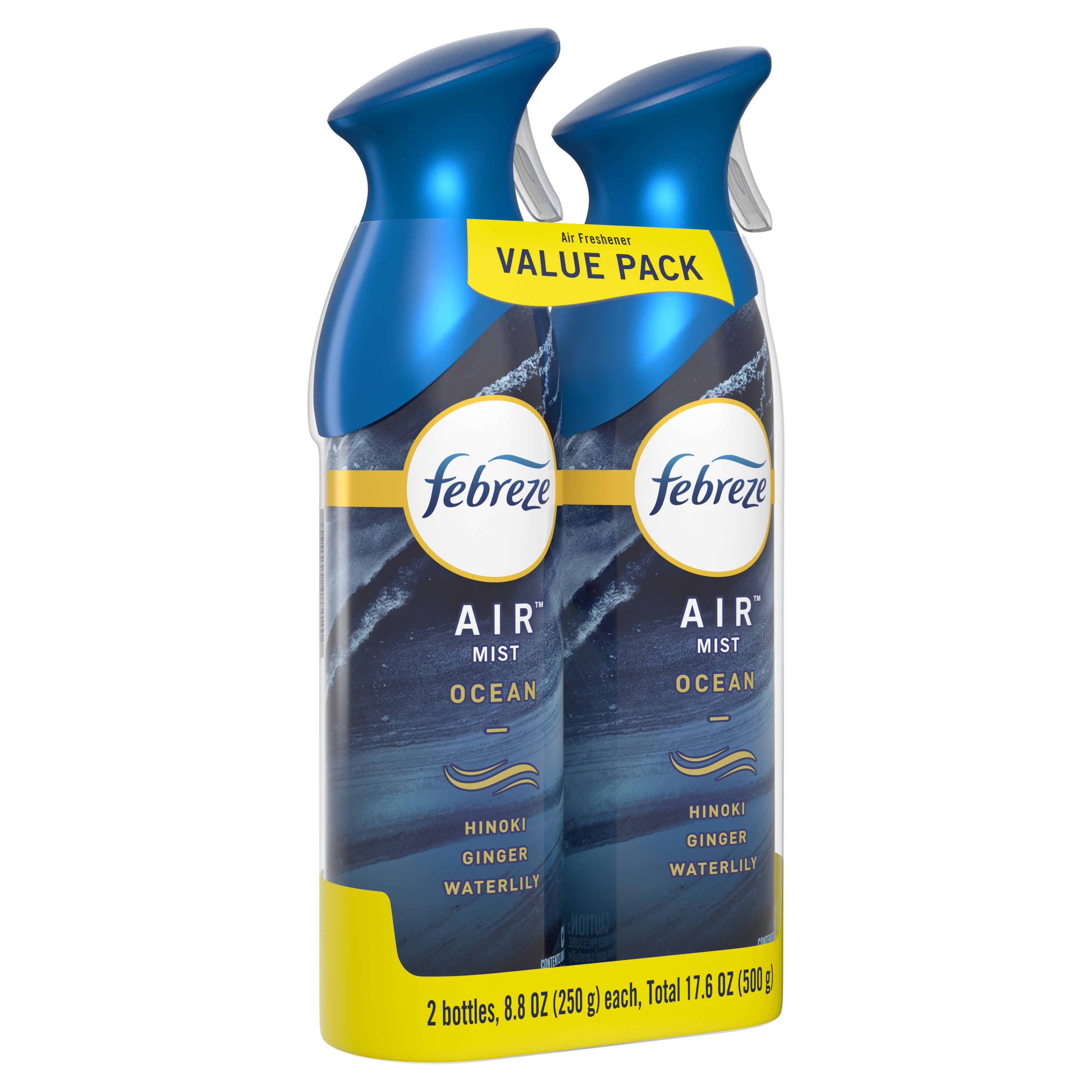 Febreze Air Freshener Room Spray, Odor-Fighting Mist, Ocean Scent (8.8 oz, 2 Count) 29rpw