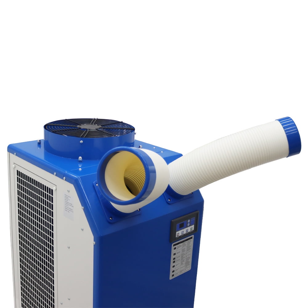 Techtongda Industrial Portable Air Conditioner Spot Cooler with Intelligent Control (Blue, 220V) defua