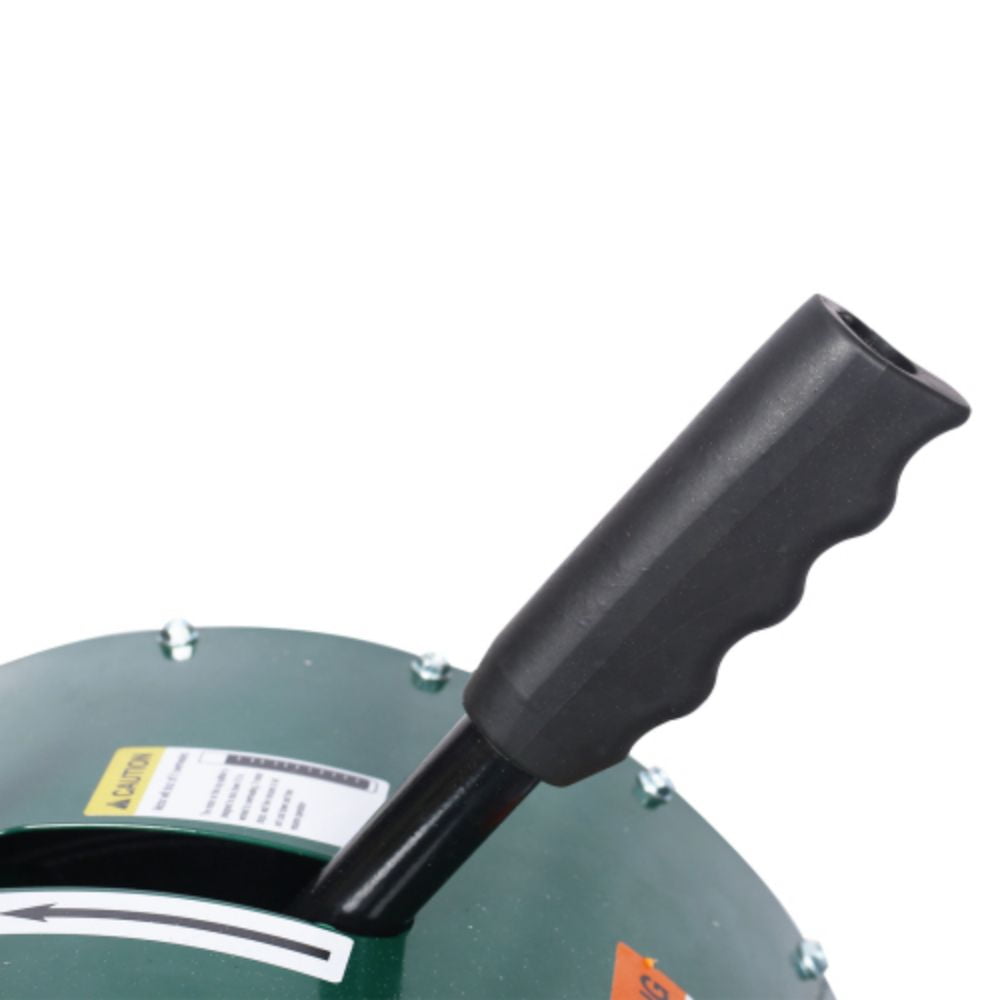 DSstyles Electric Log Splitter, Double Flywheel Firewood Chopping Machine (Green, 18.5 in) zp1vp