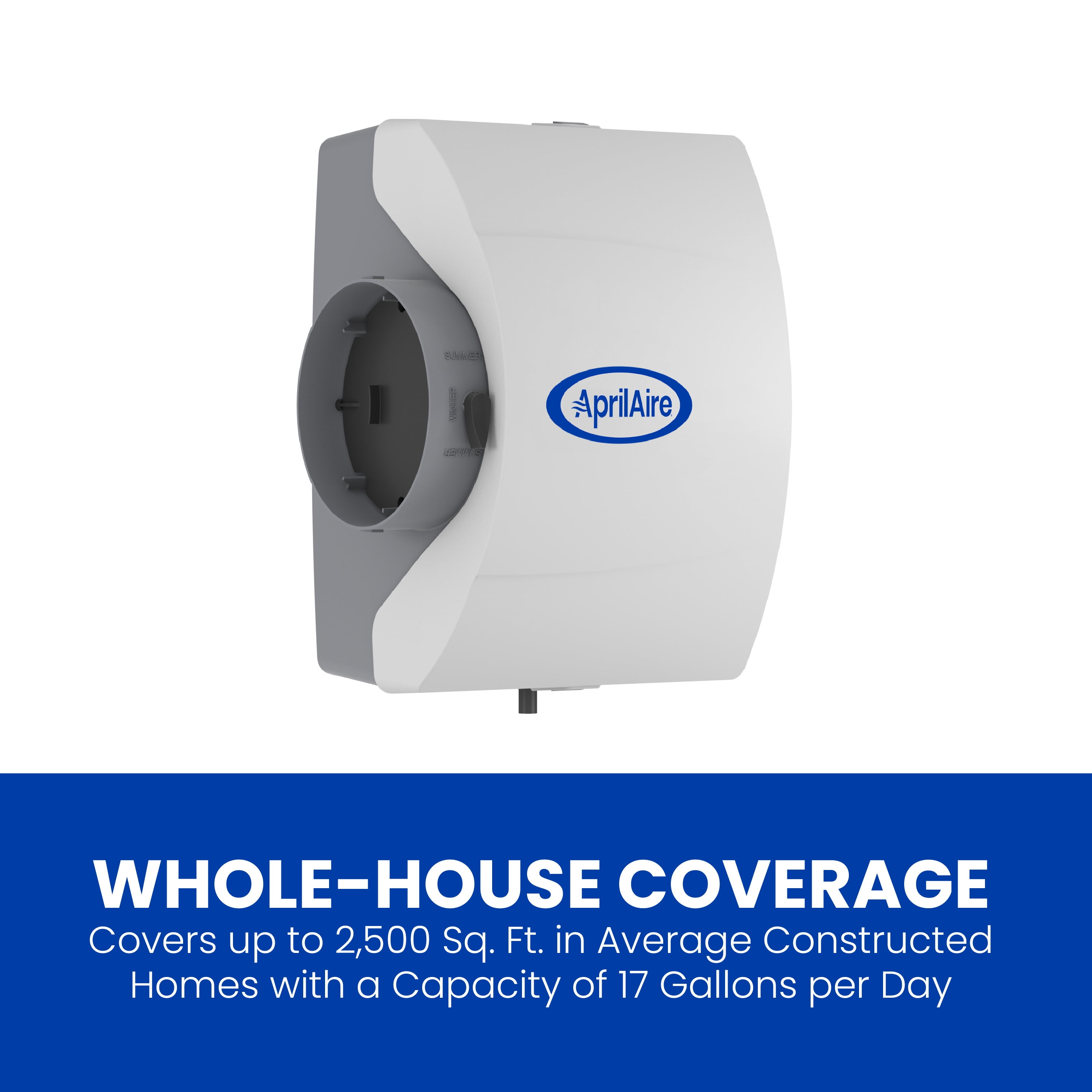 AprilAire 600M Whole-House Furnace Humidifier (Grey, 17 Gallons Per Day) yyoz6
