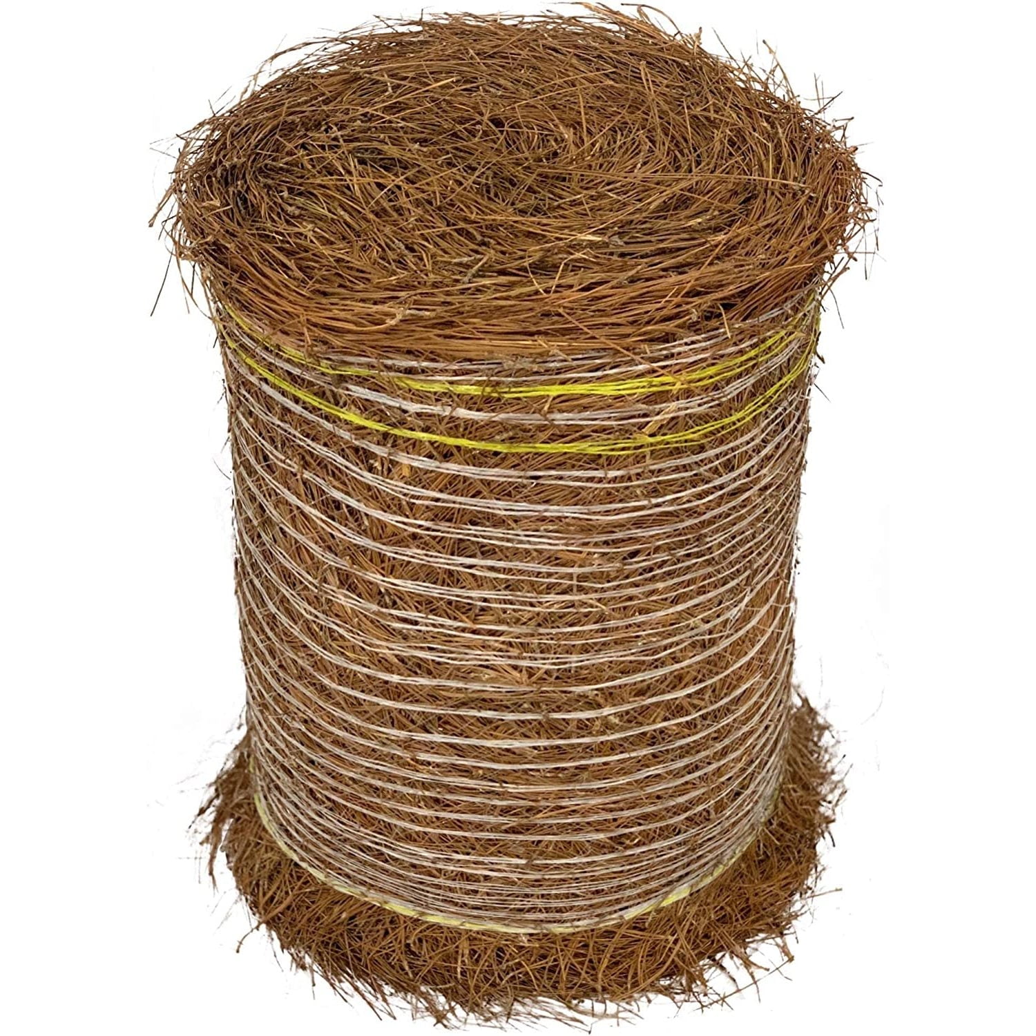 Barbara Bilotta Longleaf Pine Straw Roll for Landscaping (Natural, 125 sq ft) nkk8s