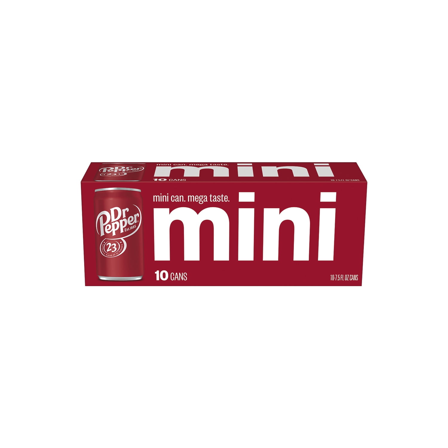 Dr. Pepper Soda Pop, Original Flavor Refreshing Carbonated Beverage (10 Pack, 7.5 fl oz) nv7y9