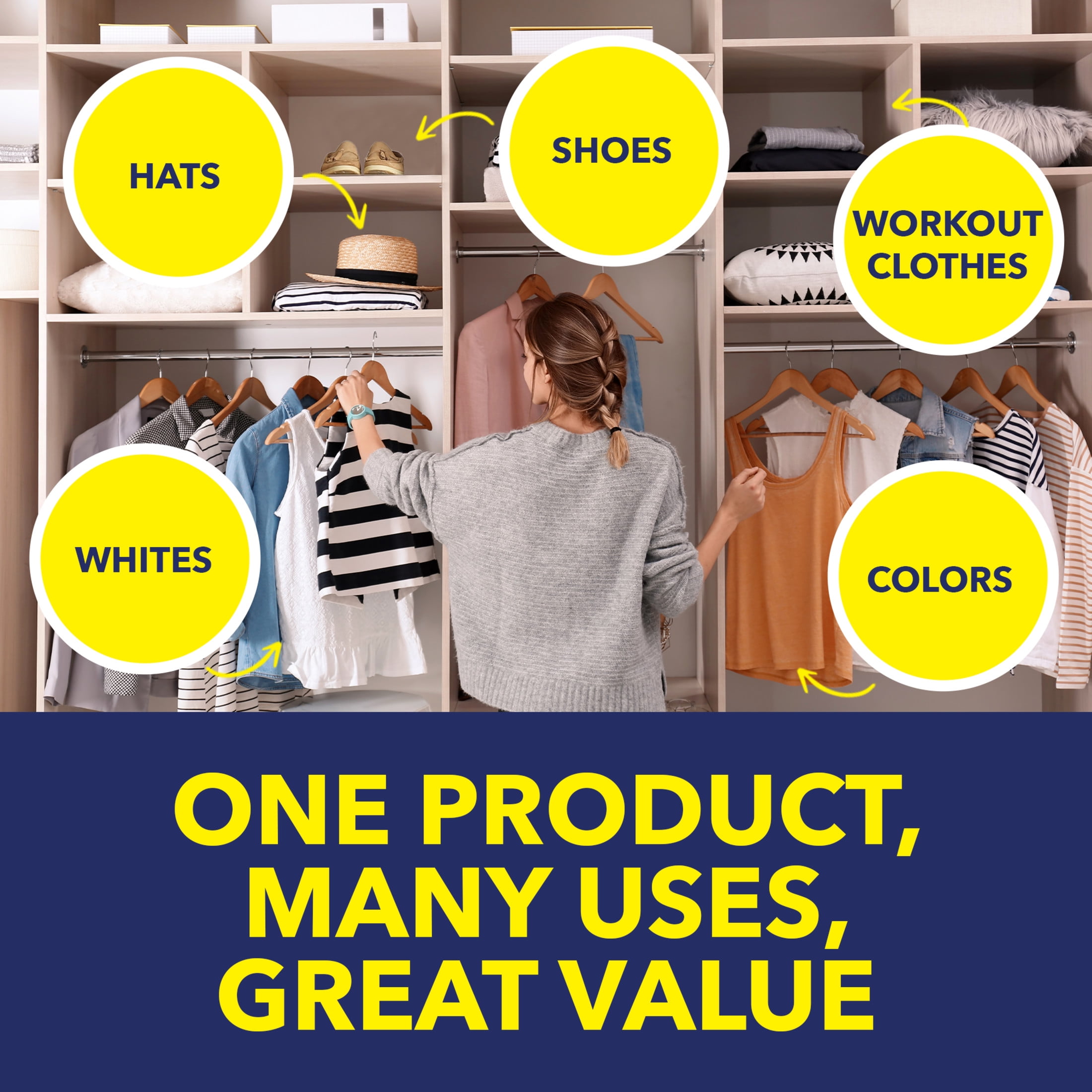 OxiClean Versatile Stain Remover Powder (Oxygen-Powered Laundry Booster and Household Cleaner, 5 lb) gviw6