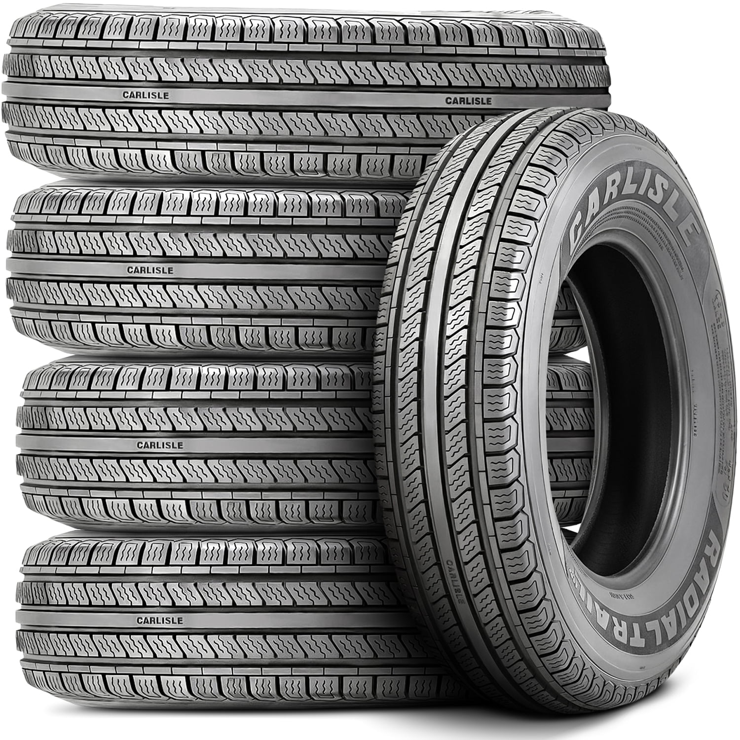 Carlisle Radial Trail HD Trailer Tires (ST175/80R13, Load Range C, 6 Ply, Set of 2) fets9