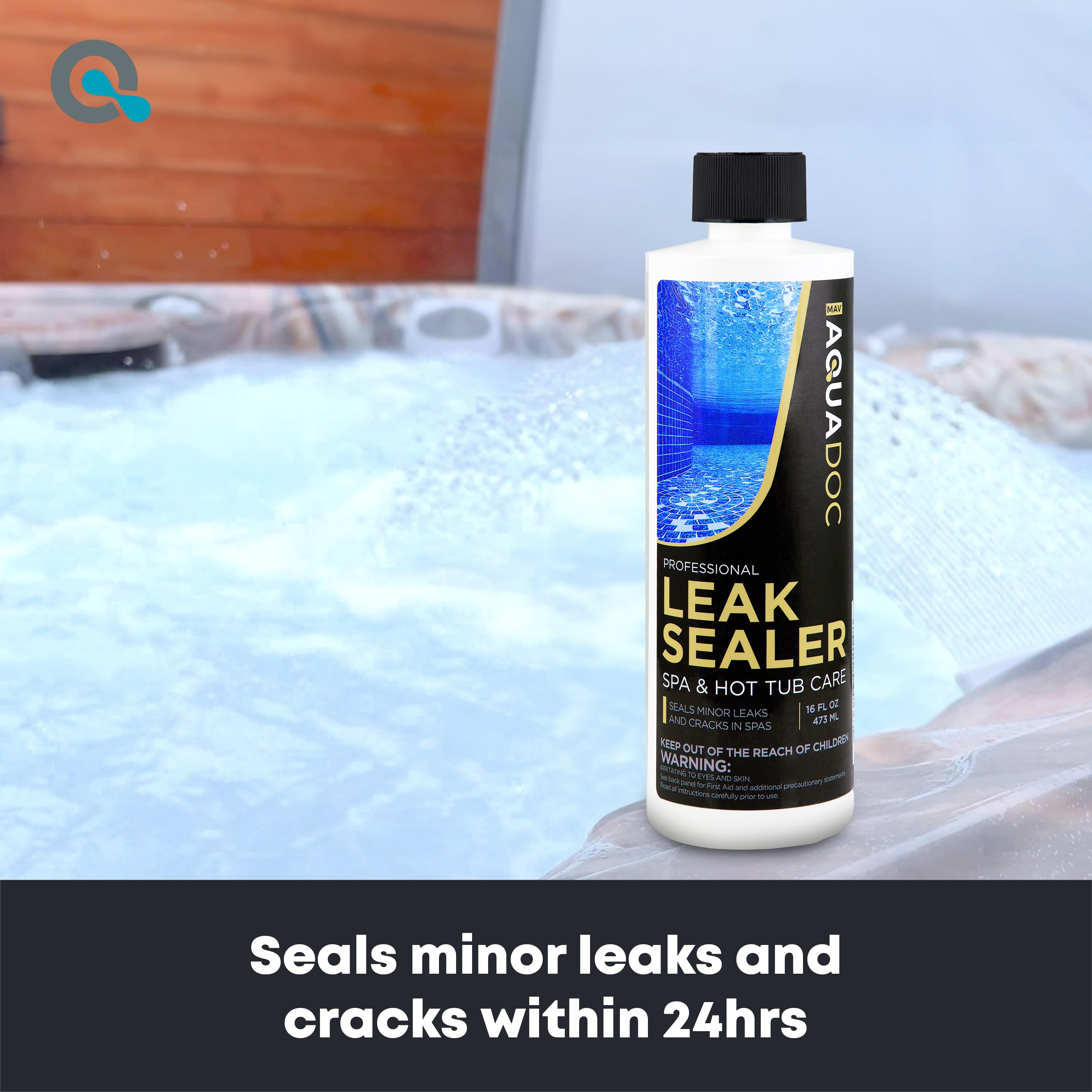 AquaDoc Spa Leak Sealer, Hot Tub Leak Repair Solution (32 fl oz) pqpu0