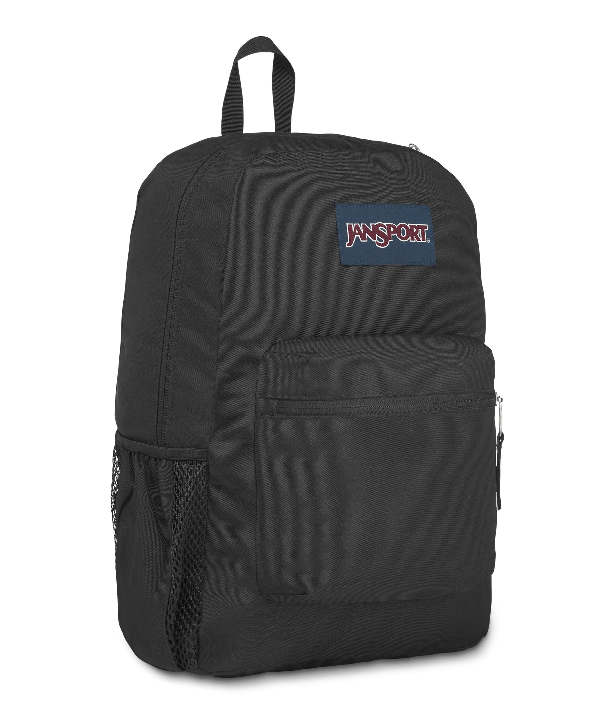 JanSport Cross Town Backpack Durable School and Travel Daypack (Black, 16.5 in x 12.5 in x 5.5 in) oh1oz