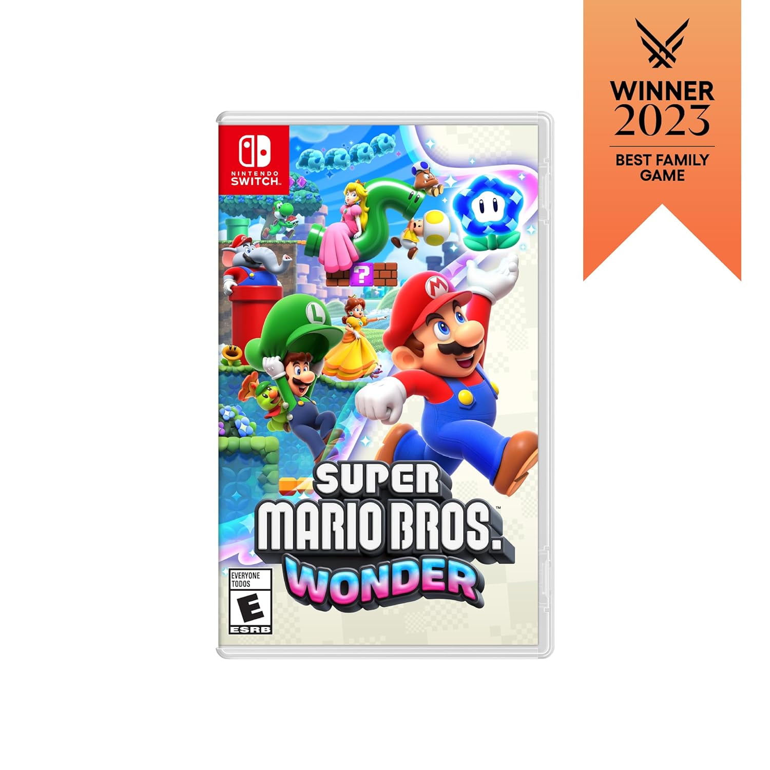 Nintendo Super Mario Bros. Wonder - Nintendo Switch Physical Game (Standard Edition) sc7dj